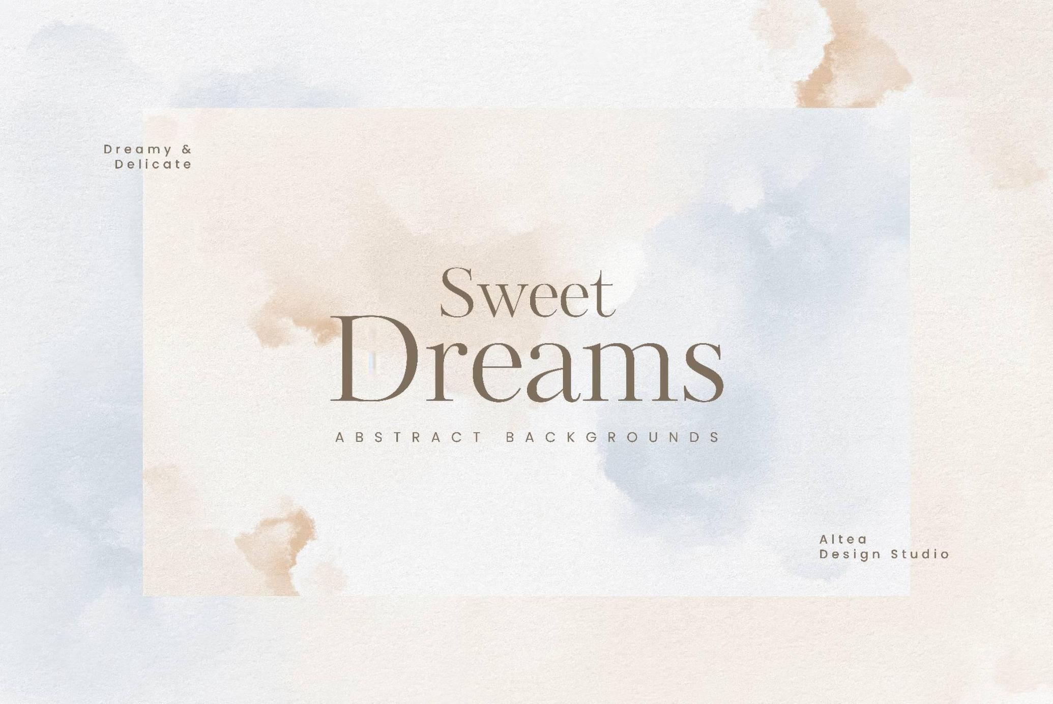 Sweat Dreams: Abstract Backgrounds