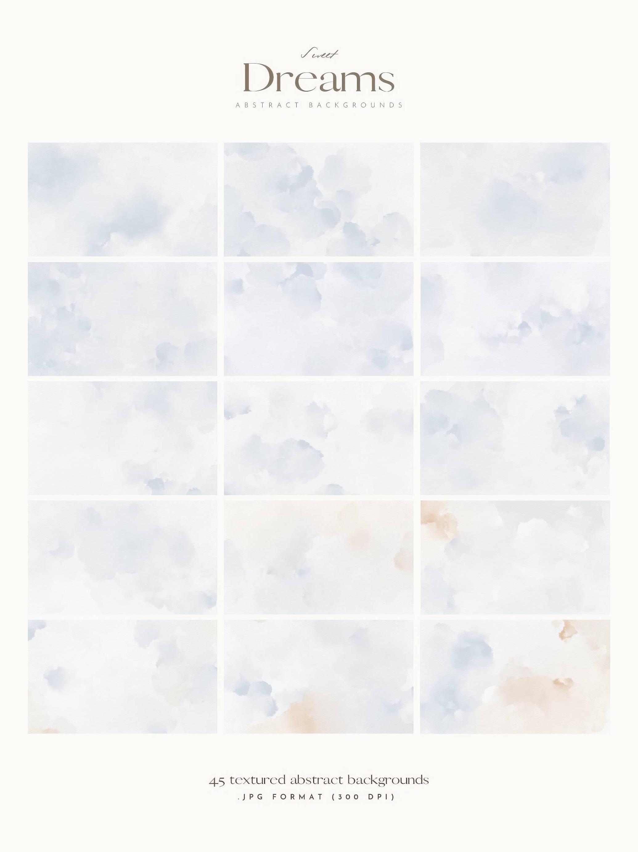 Sweat Dreams: Abstract Backgrounds
