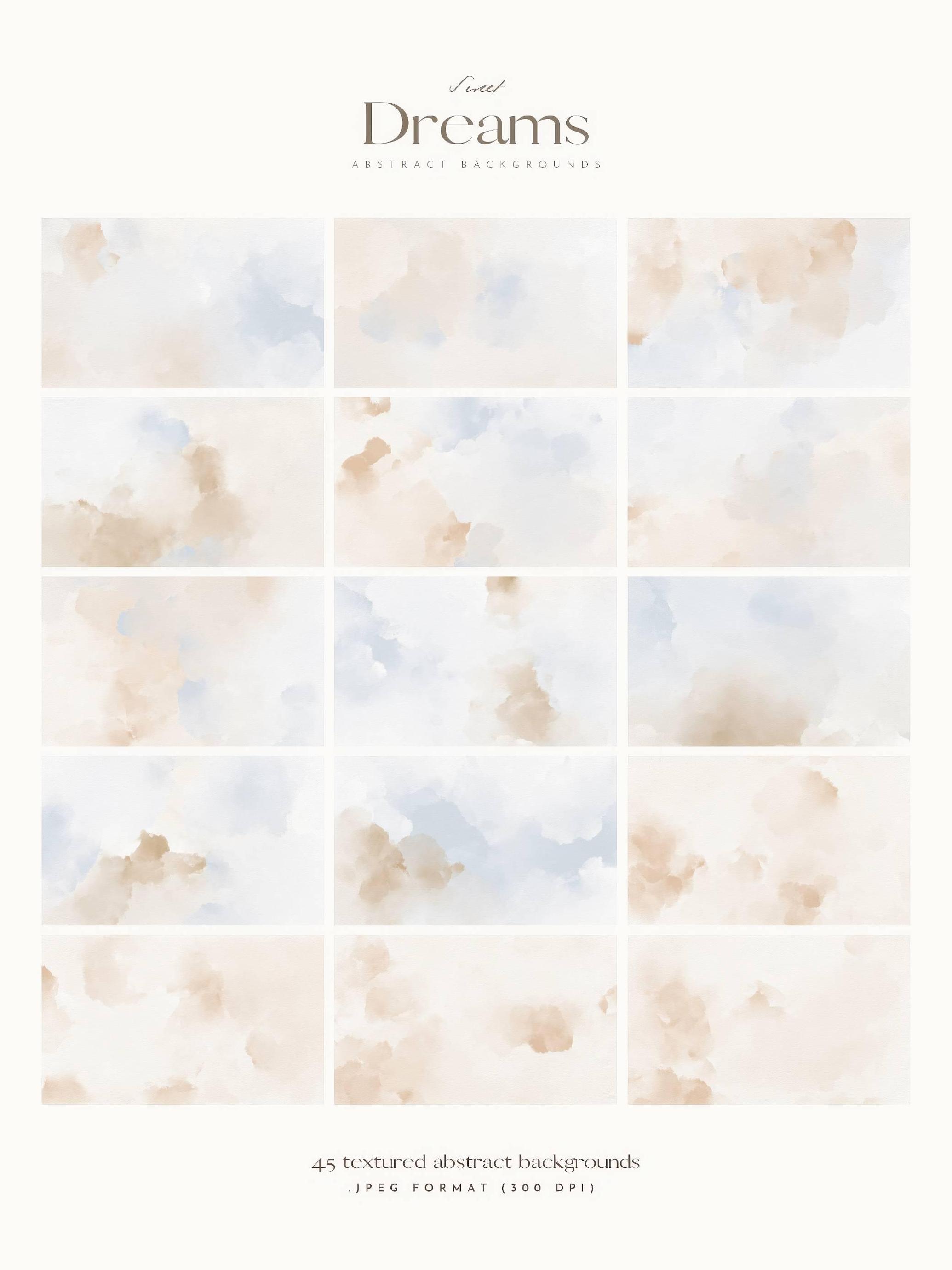 Sweat Dreams: Abstract Backgrounds