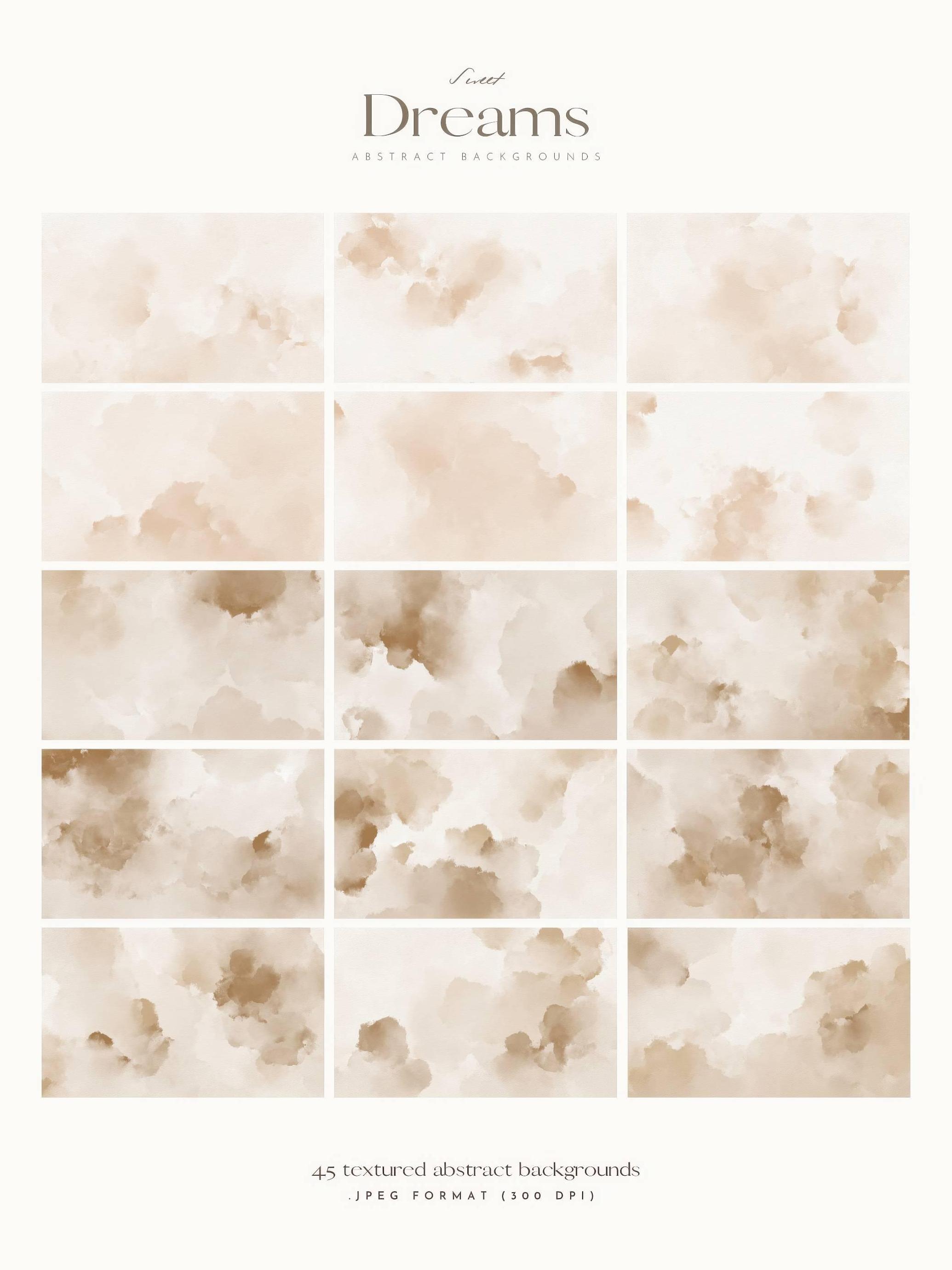Sweat Dreams: Abstract Backgrounds