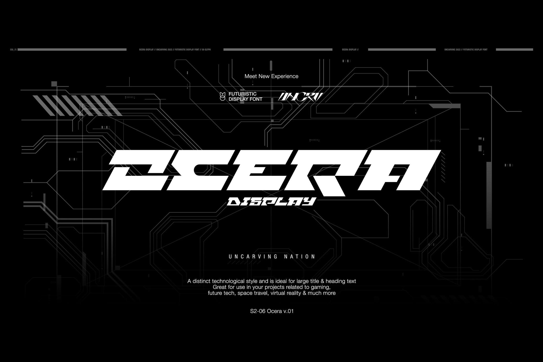 Ocera Display Font