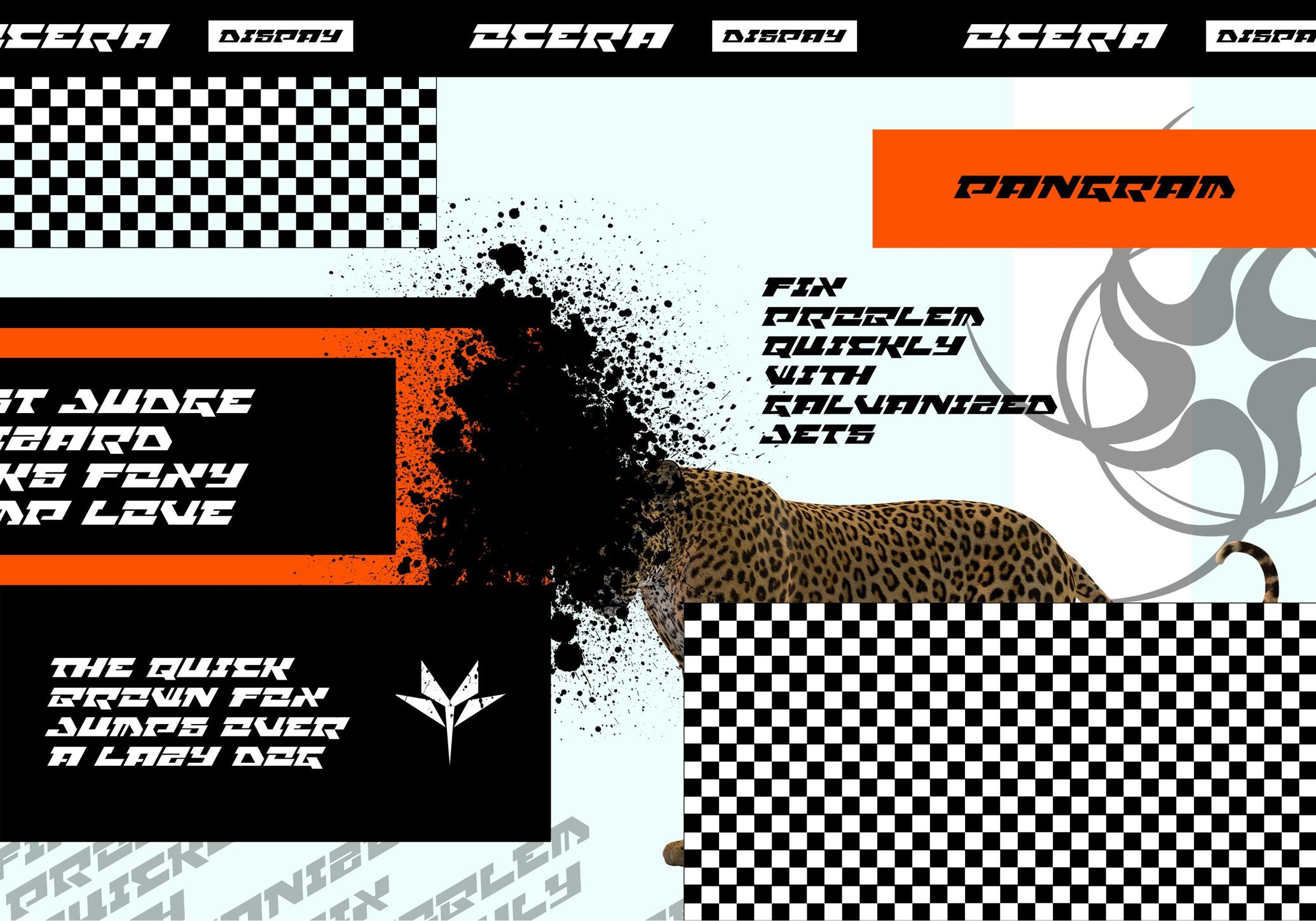 Ocera Display Font