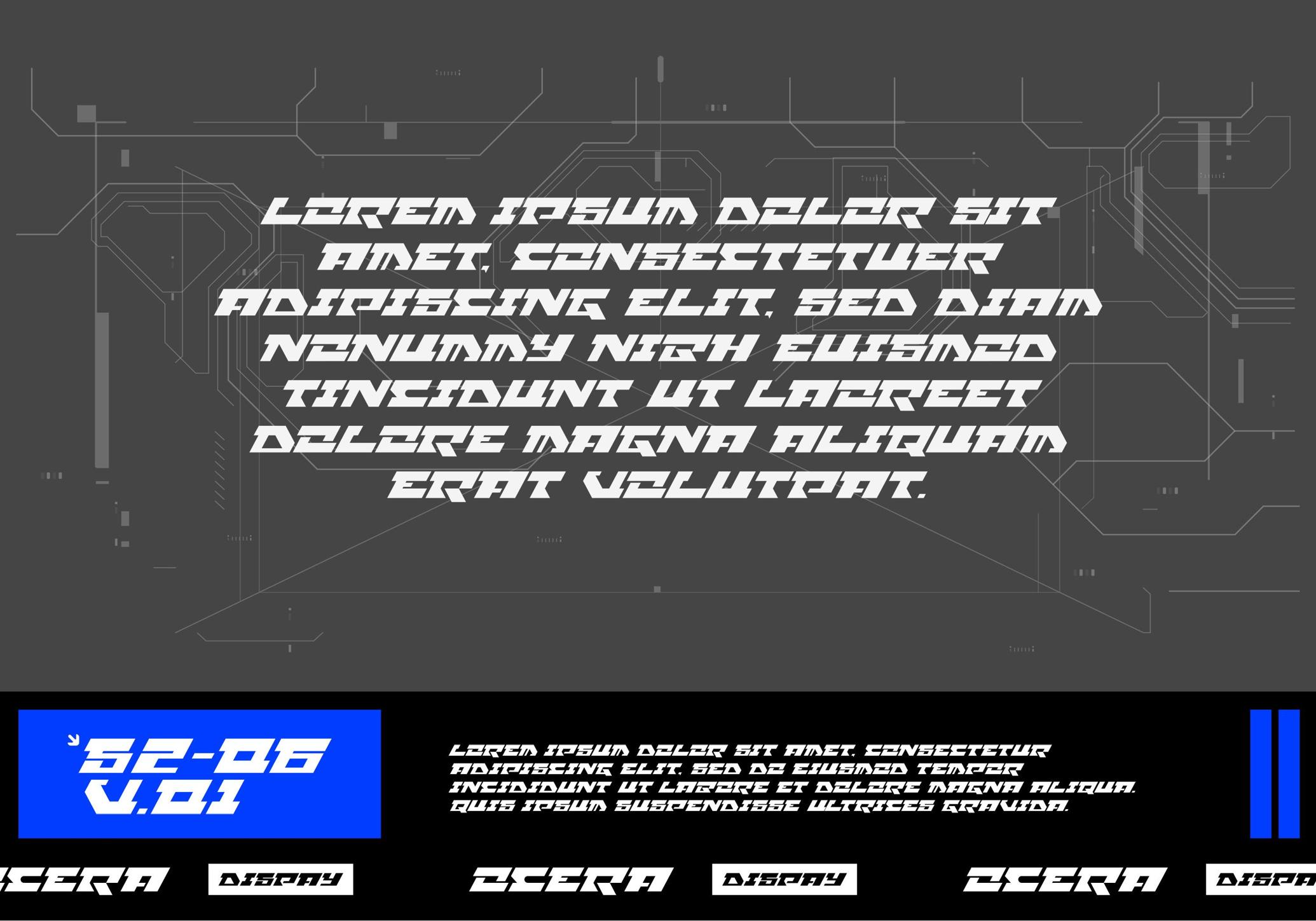 Ocera Display Font