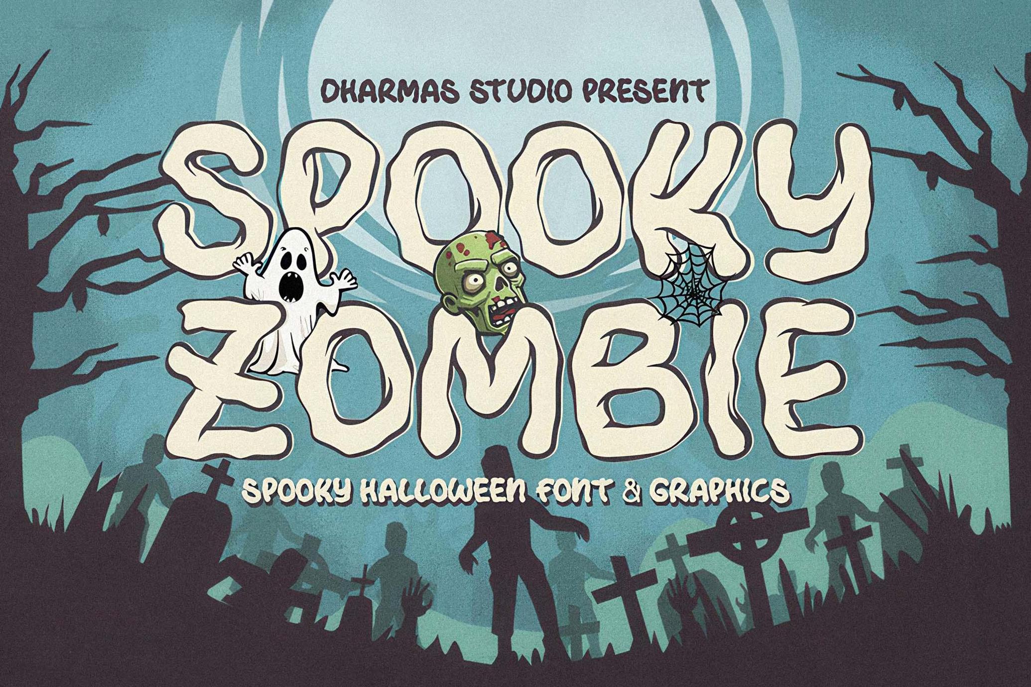 Spooky Zombie - Halloween Font