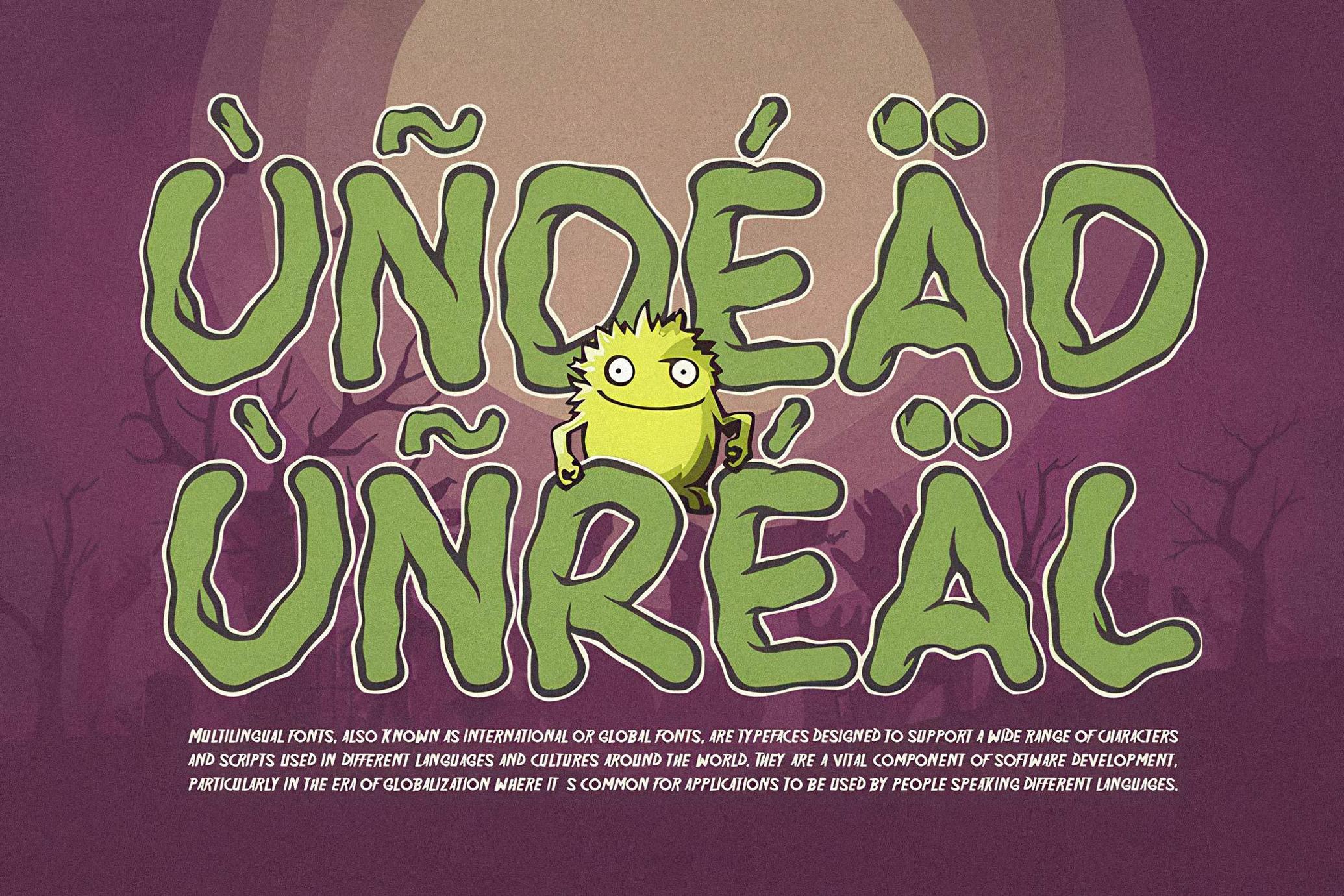 Spooky Zombie - Halloween Font