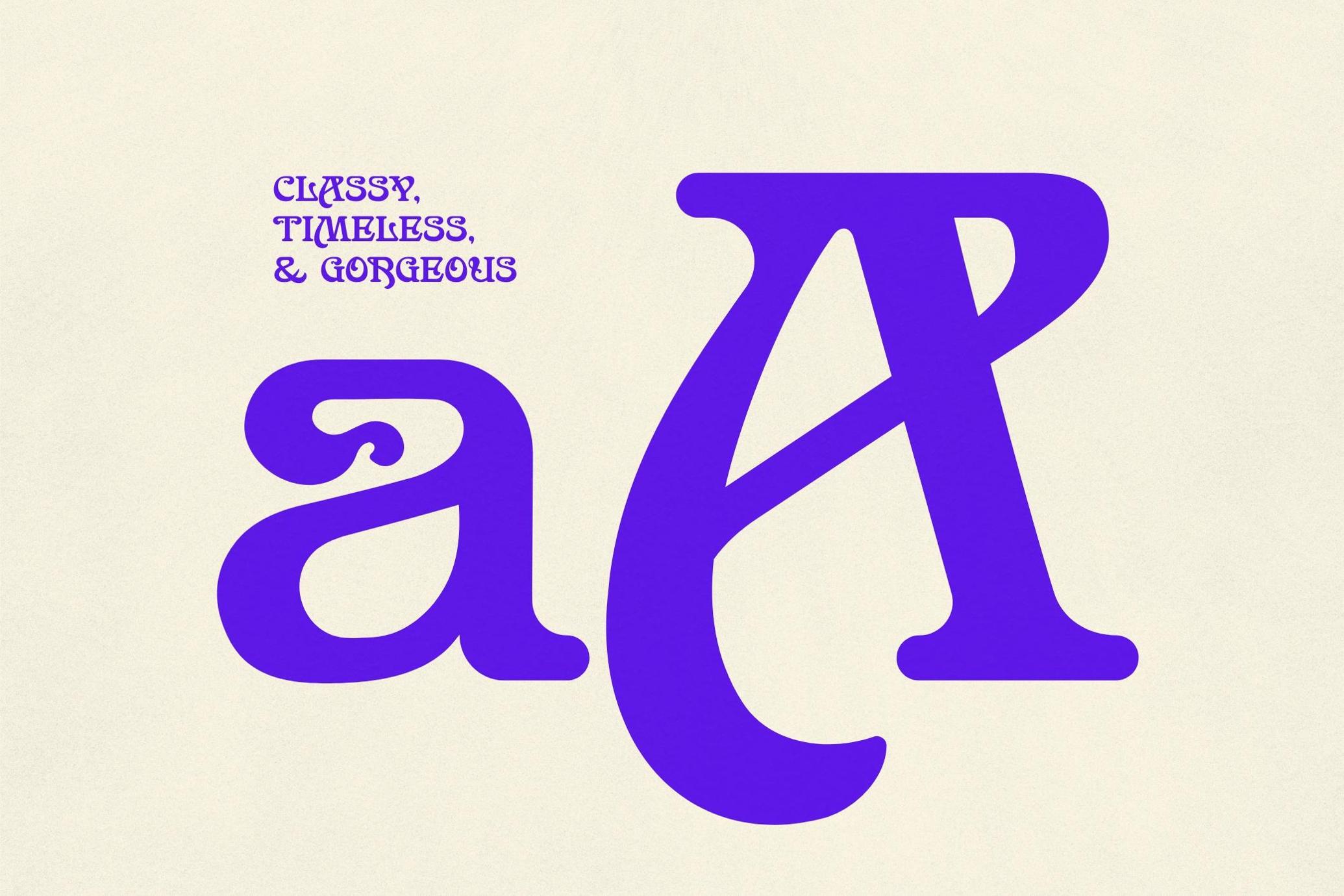 Magnolia Muse - Decortive Art Nouveau Typeface