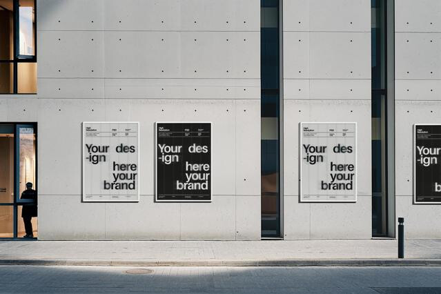 Street Poster Mockup