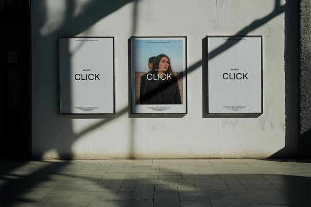 Outdoor Wall Poster Mockup
