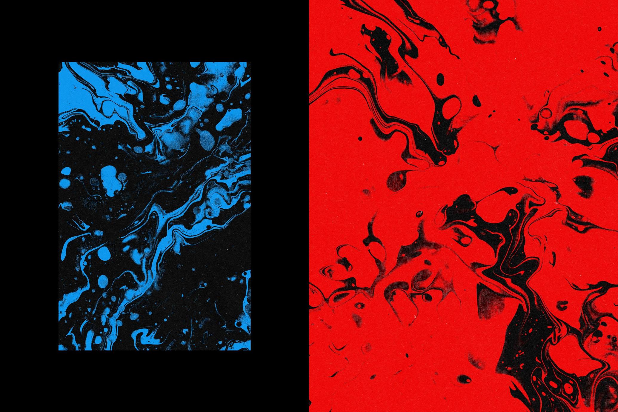 Void Foam Abstract Backgrounds Collection