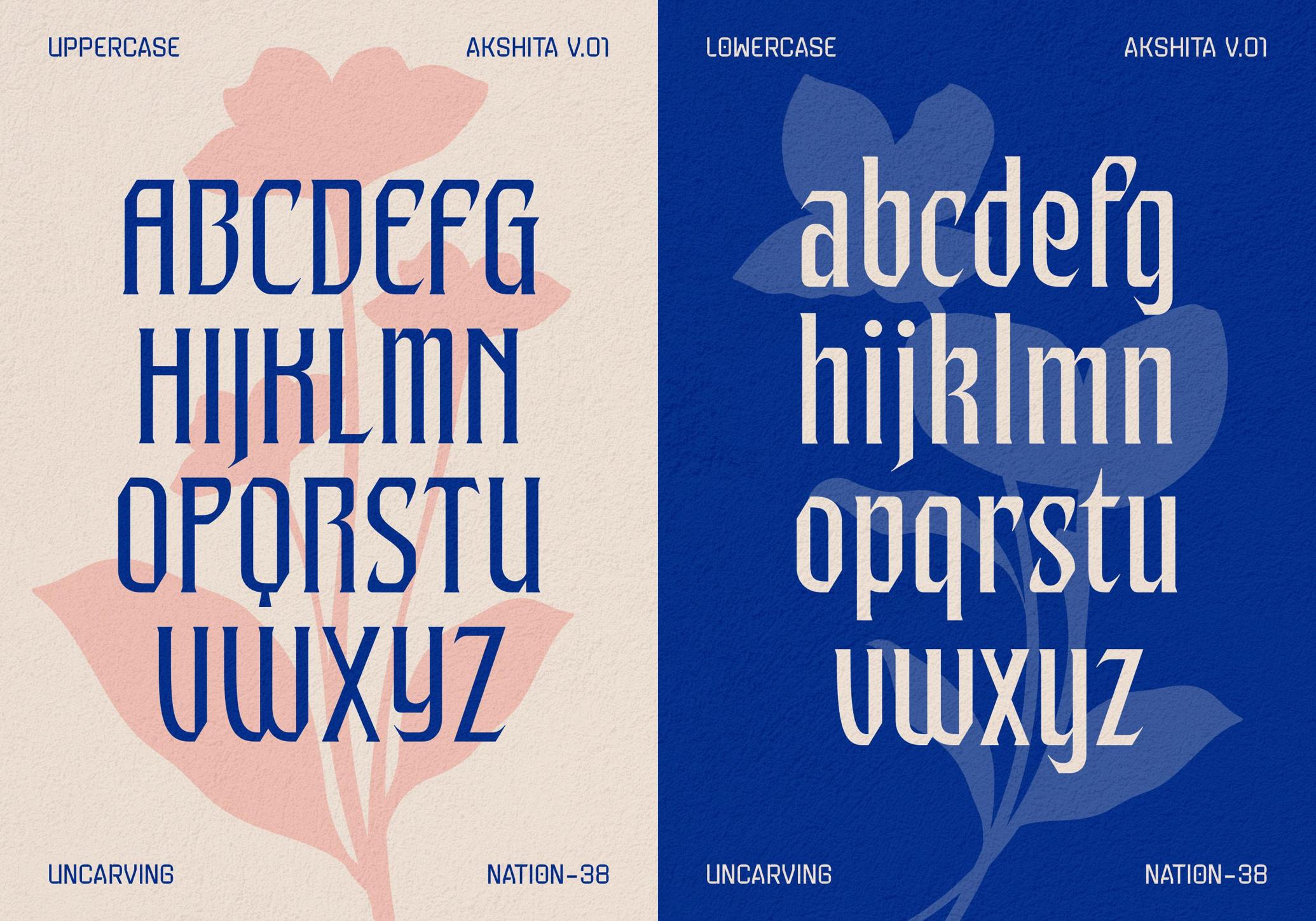 Akshita Display Font
