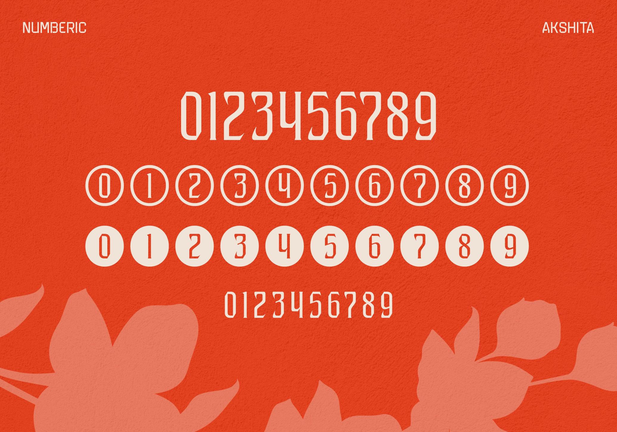 Akshita Display Font