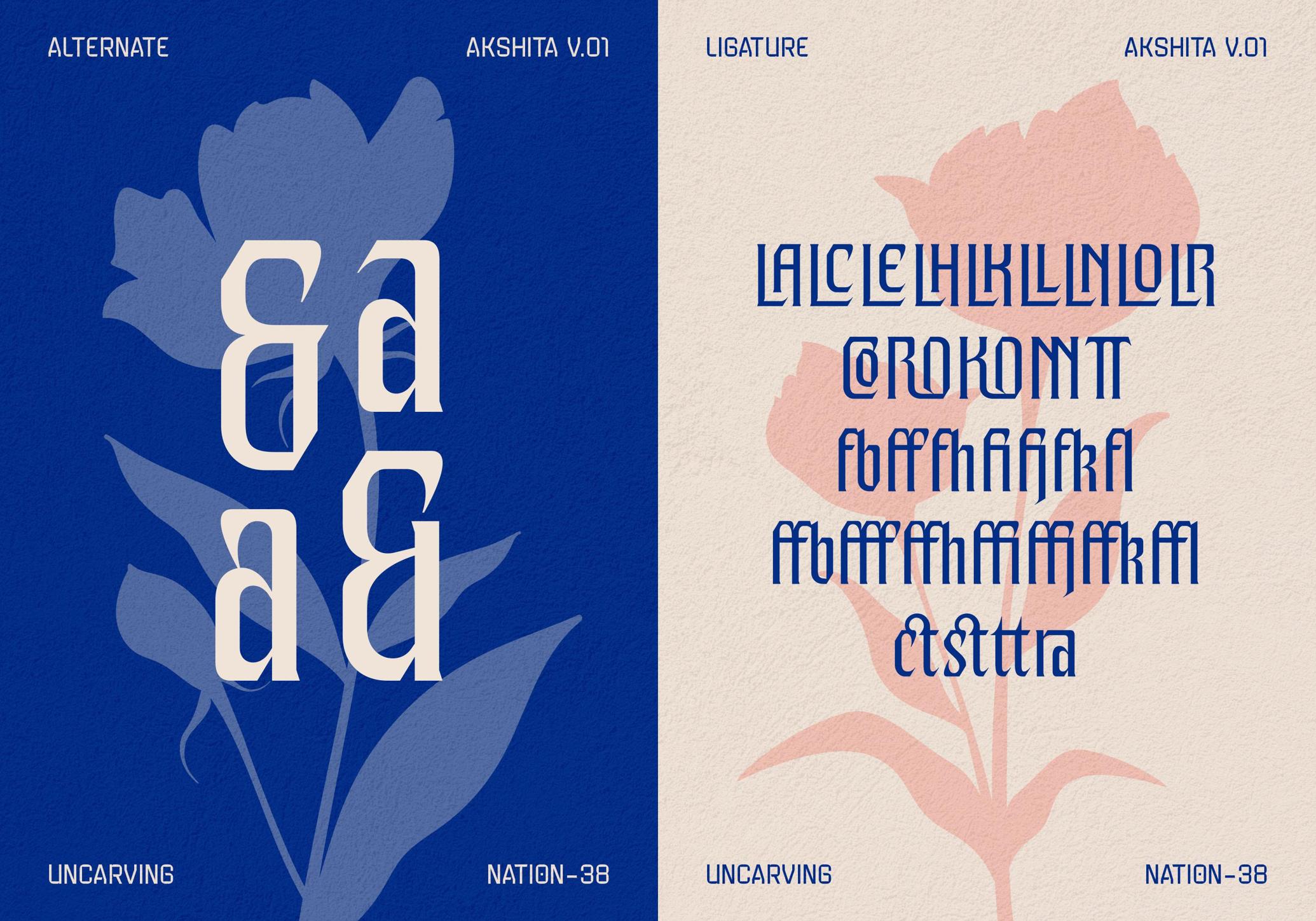 Akshita Display Font