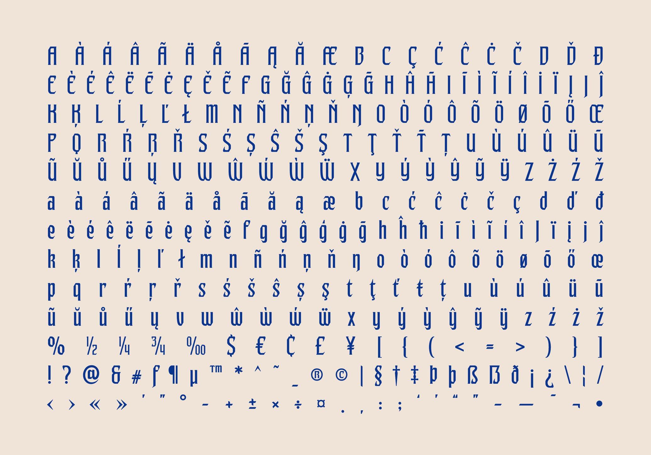 Akshita Display Font