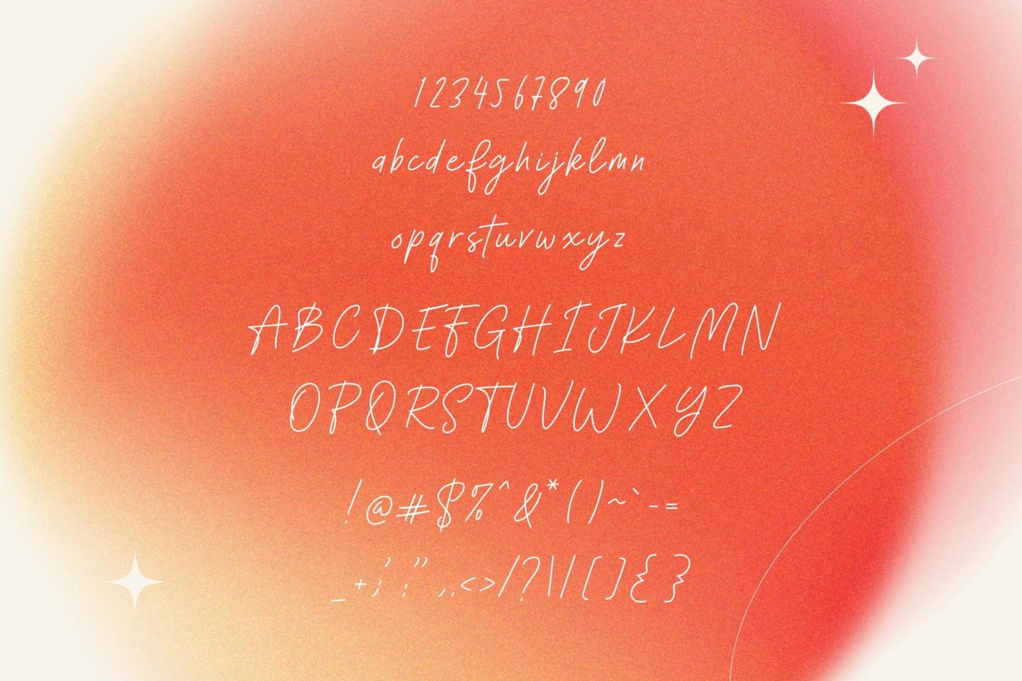 Amber Flow - Handwritten Script Typeface