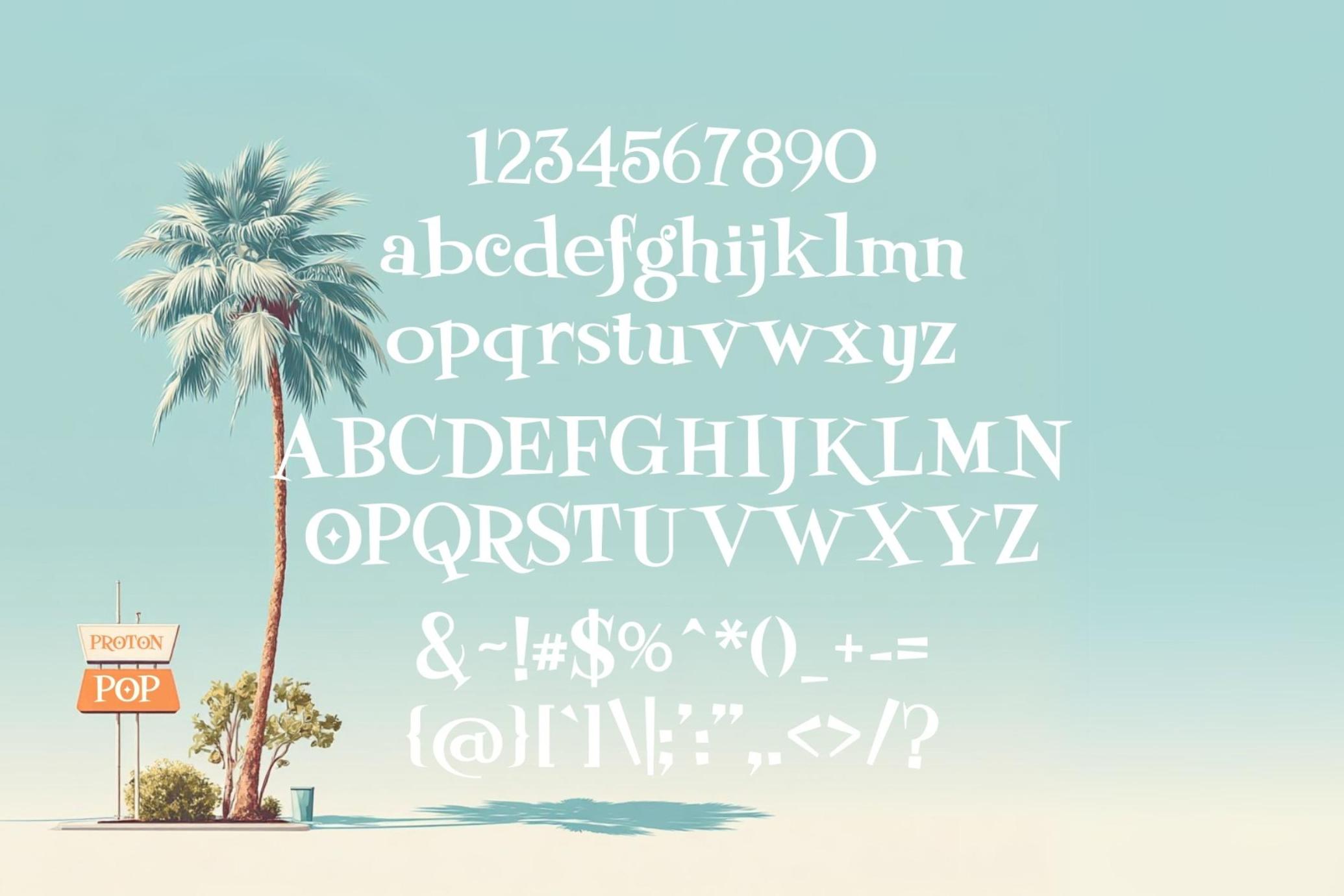 Proton Pop - Mid Century Modern Font
