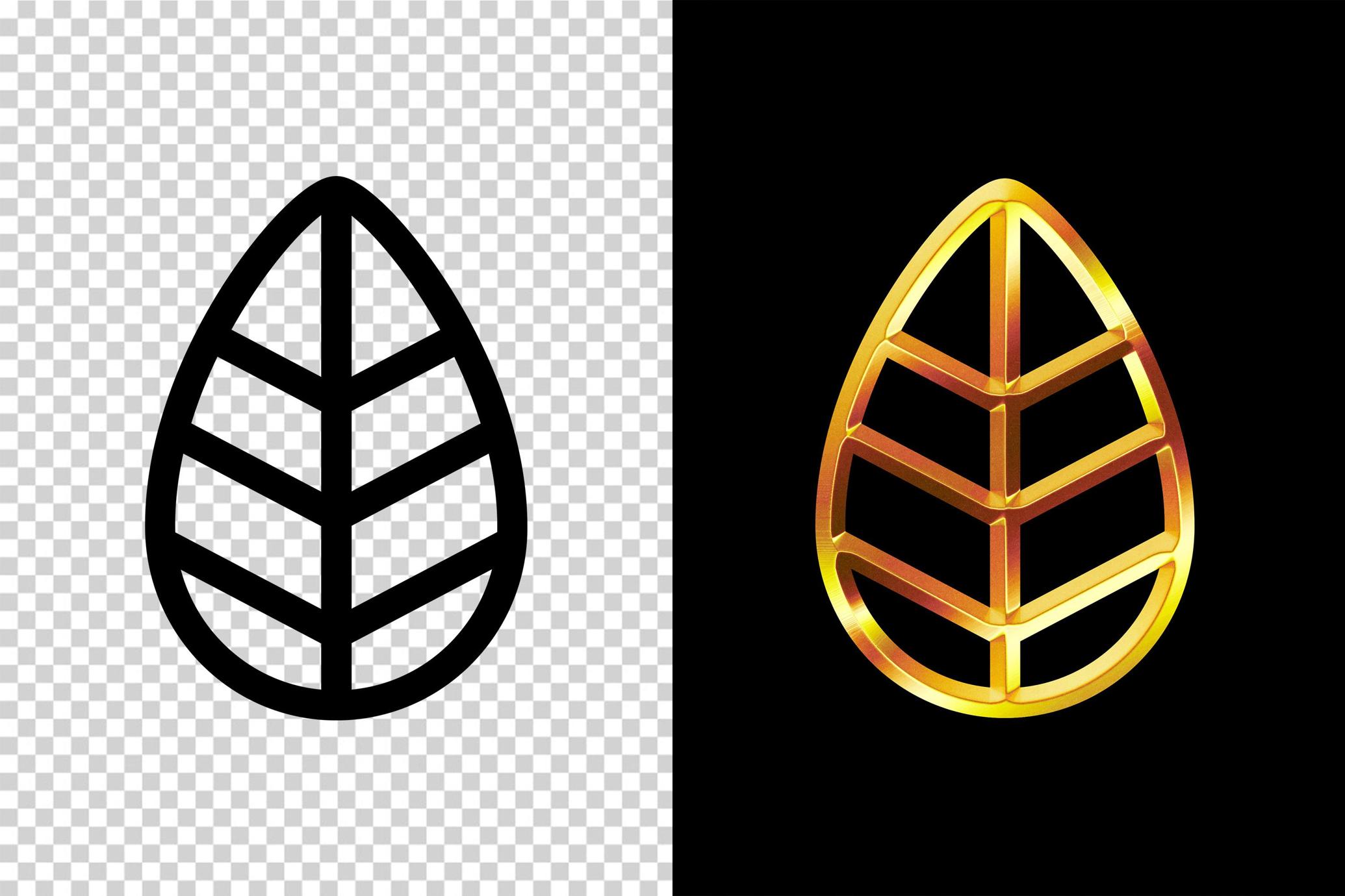Gold Metallic Text & Logo Effect