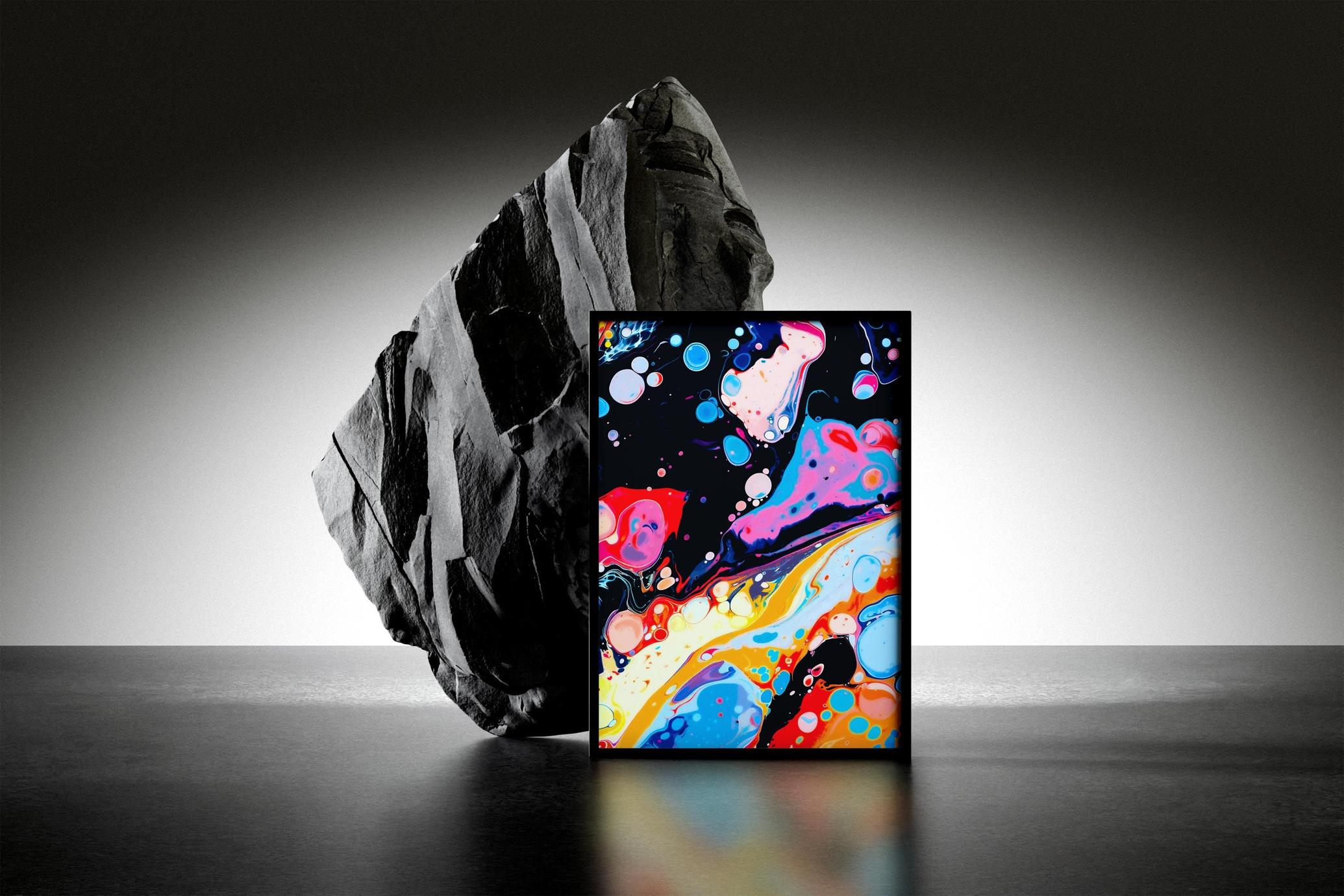 Abstract Liquid Ink Backgrounds