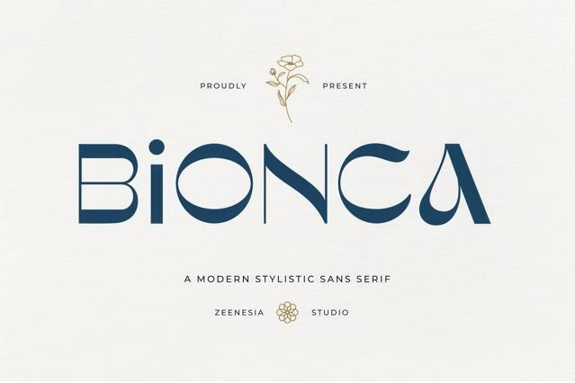 Bionca Stylistic Sans Serif