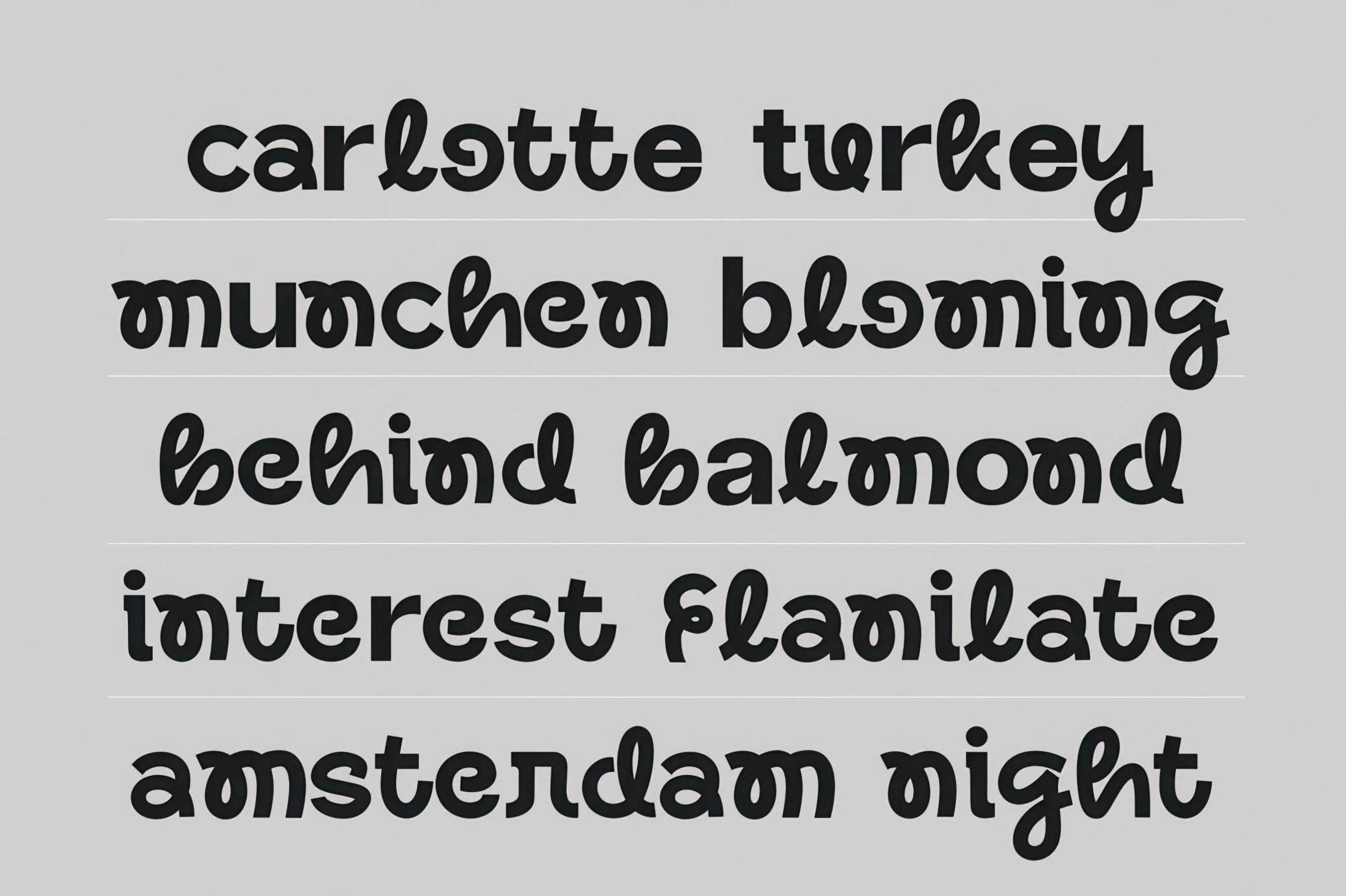 Shinier Sans Serif Font