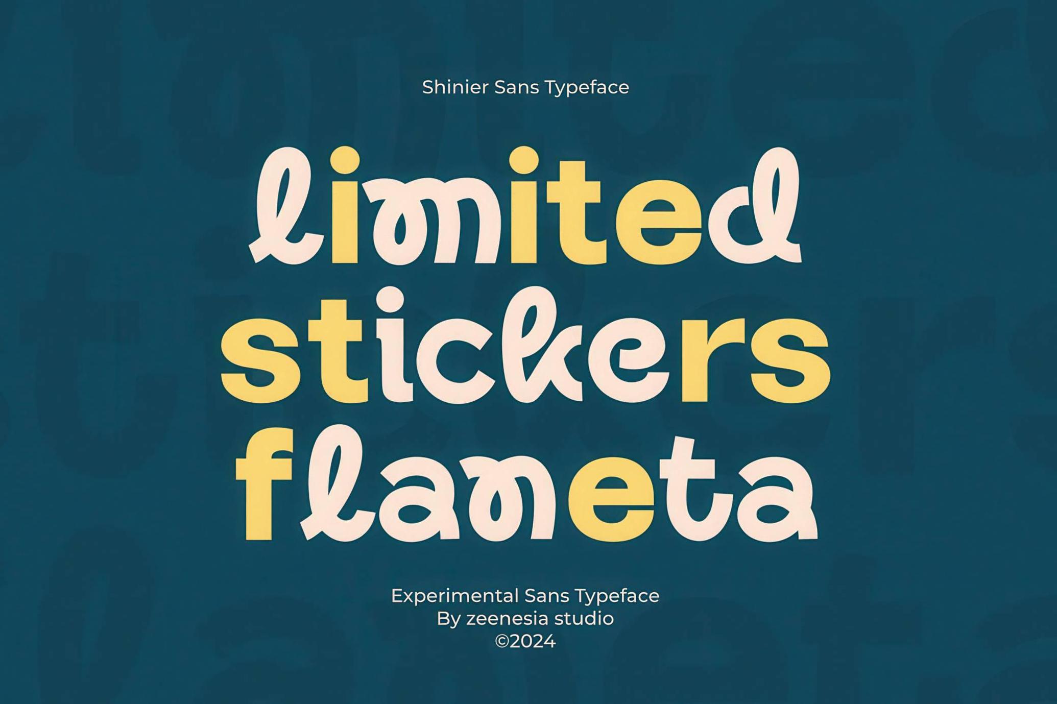 Shinier Sans Serif Font