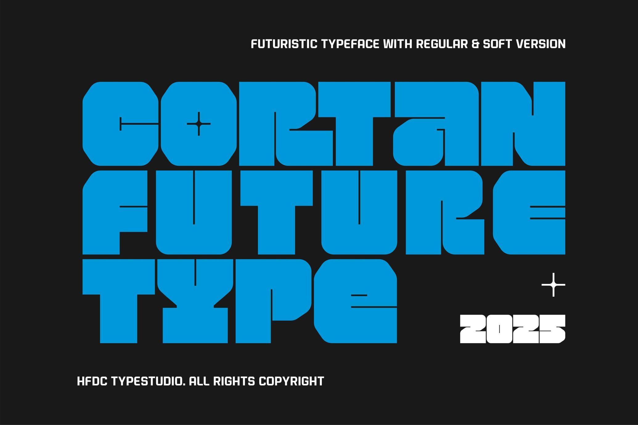 Cortan Futuristic Bold Typeface