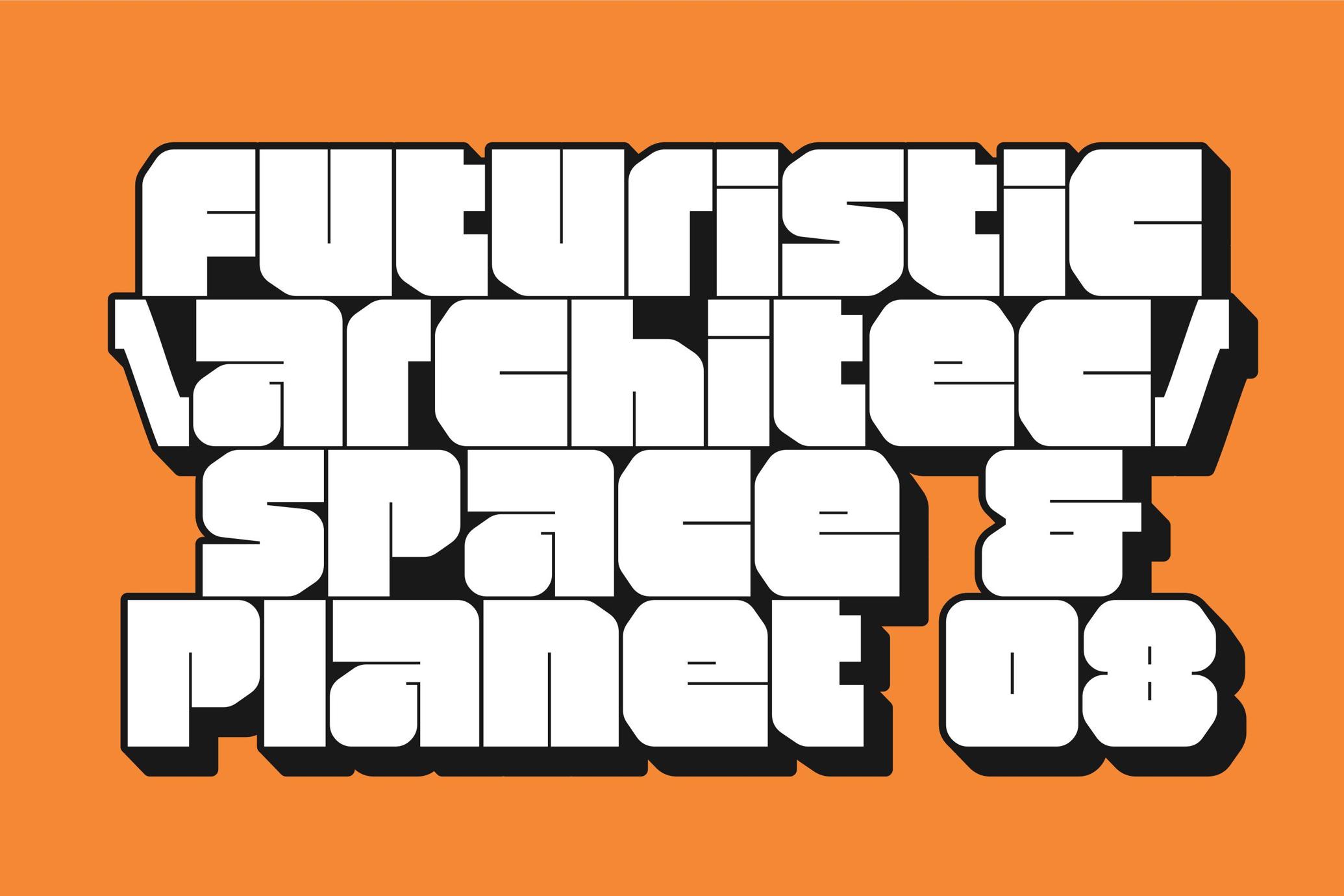 Cortan Futuristic Bold Typeface