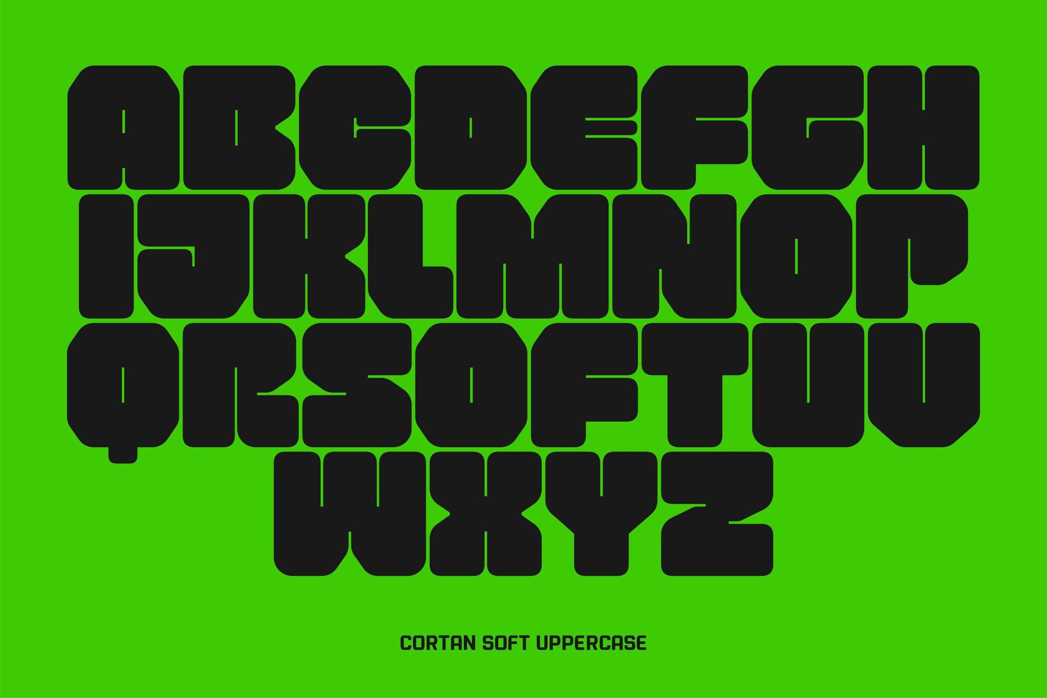 Cortan Futuristic Bold Typeface