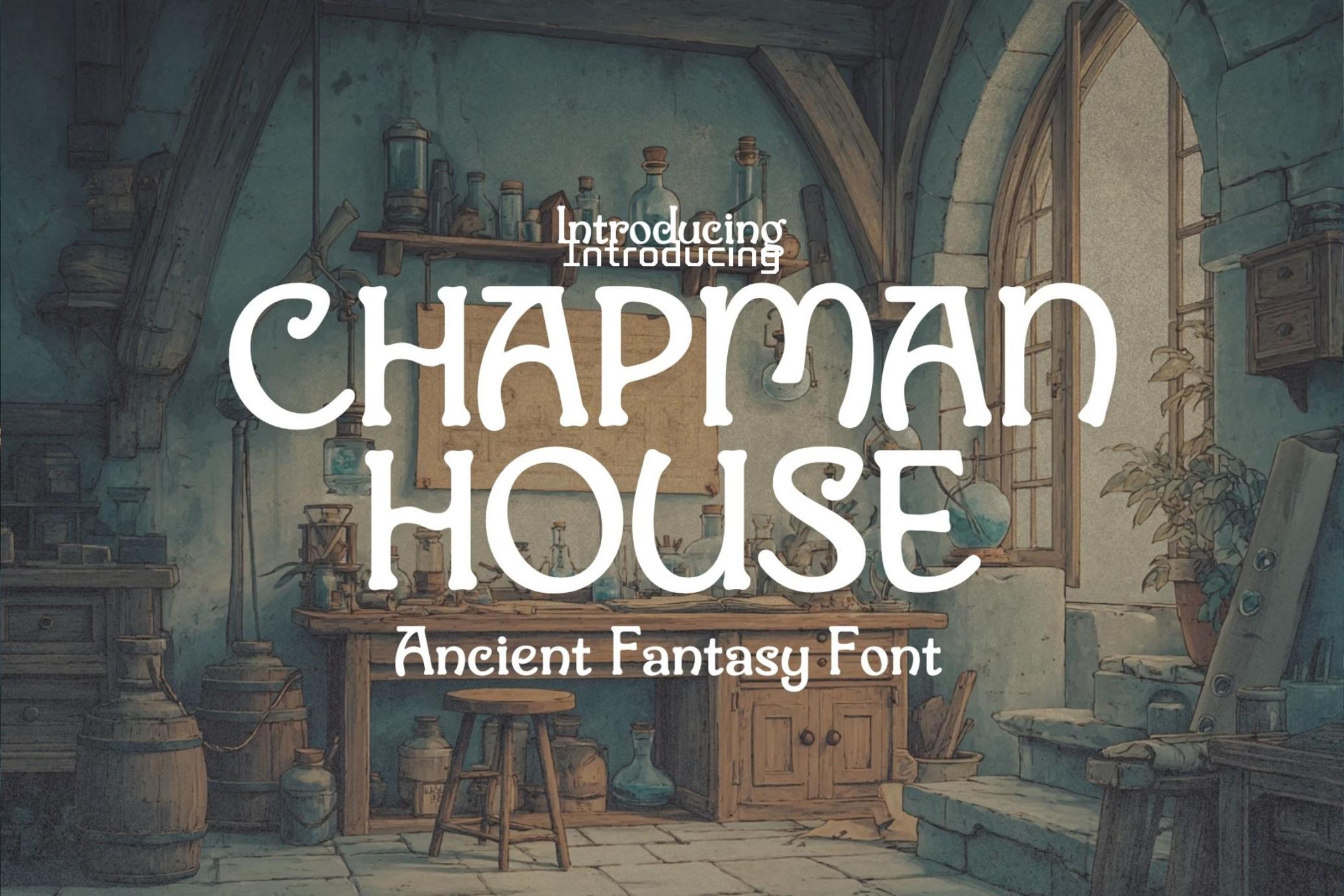Chapman House - Vintage Fantasy Typeface
