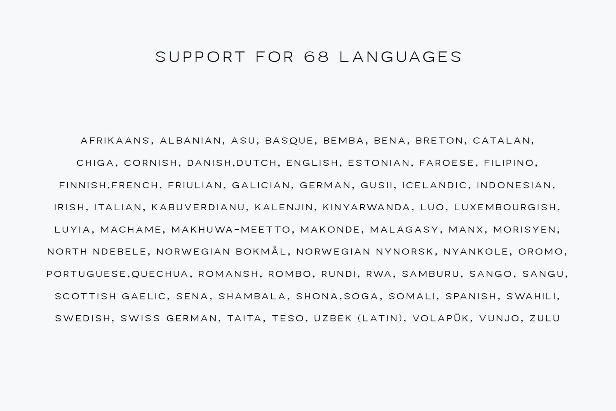 Mavora Sans Typeface - 45 Weights