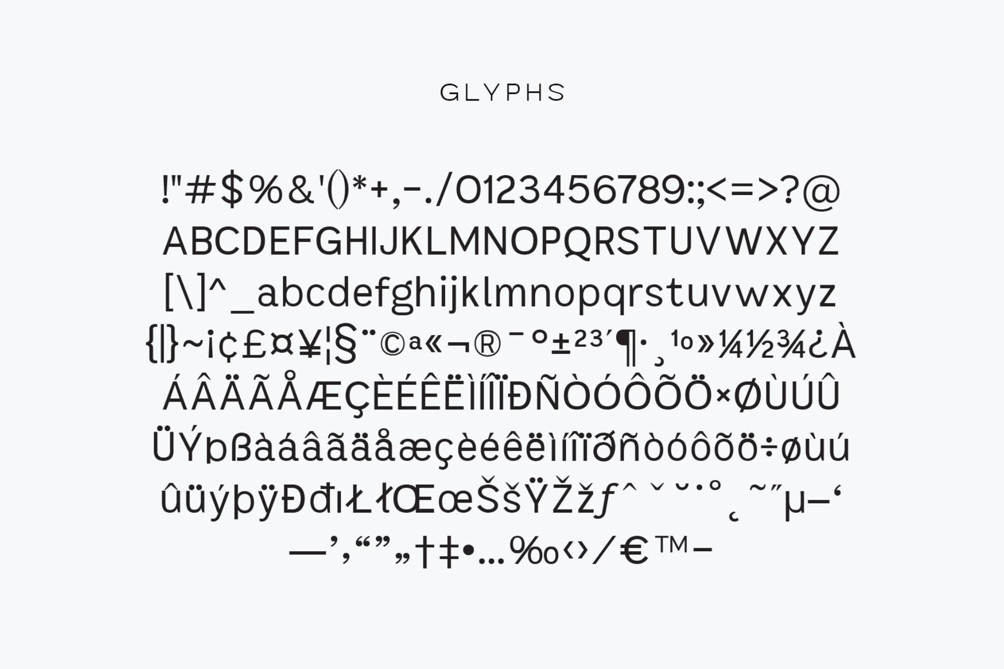 Mavora Sans Typeface - 45 Weights