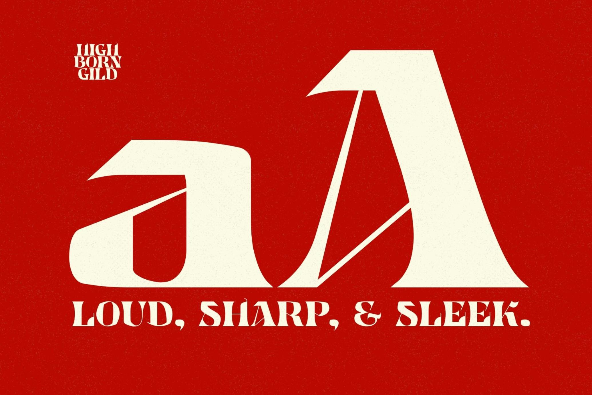 Highborn Gild - Sharp Blackletter
