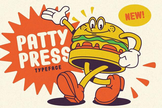 Patty Press - Friendly Typeface