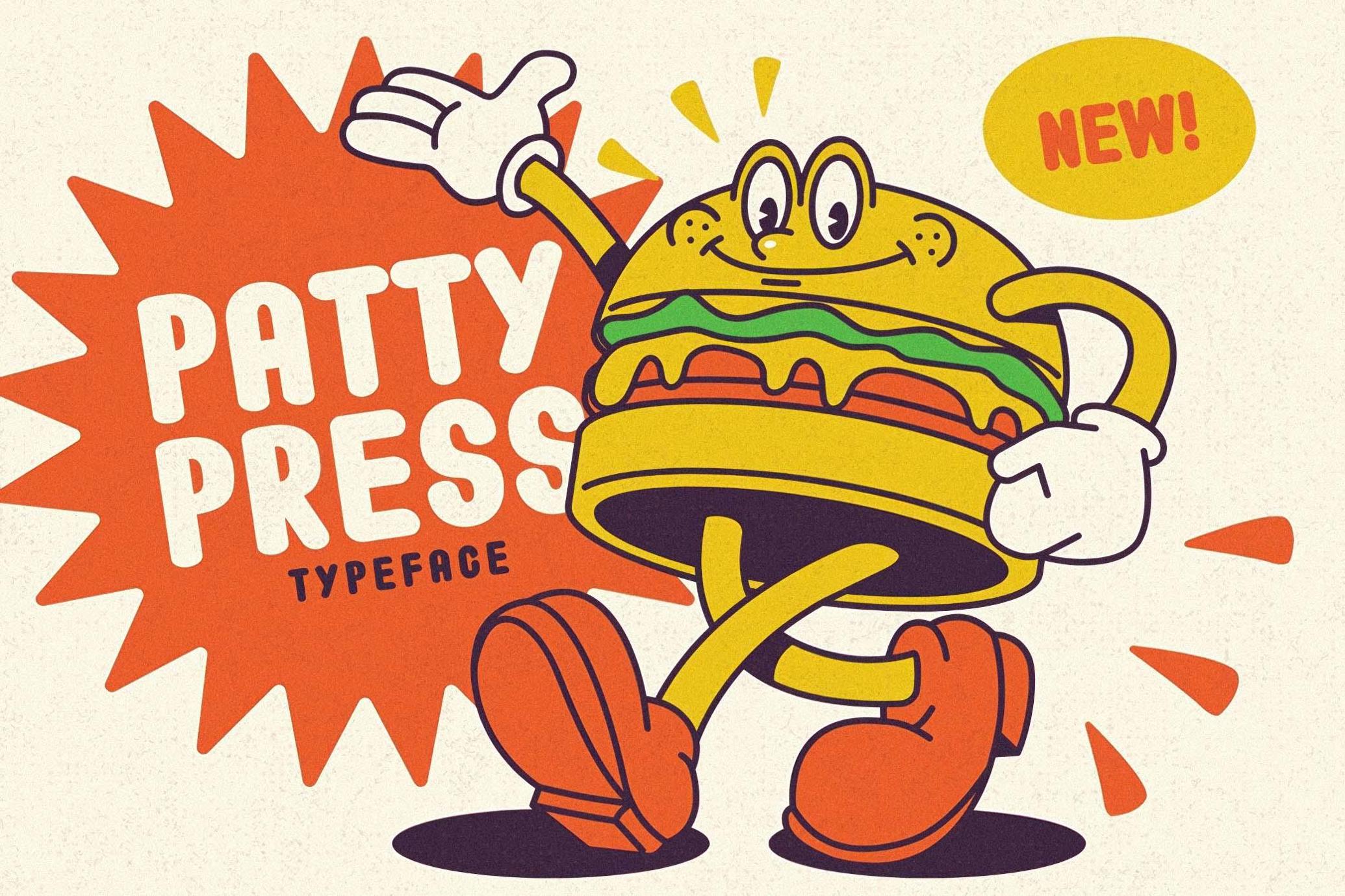 Patty Press - Friendly Typeface