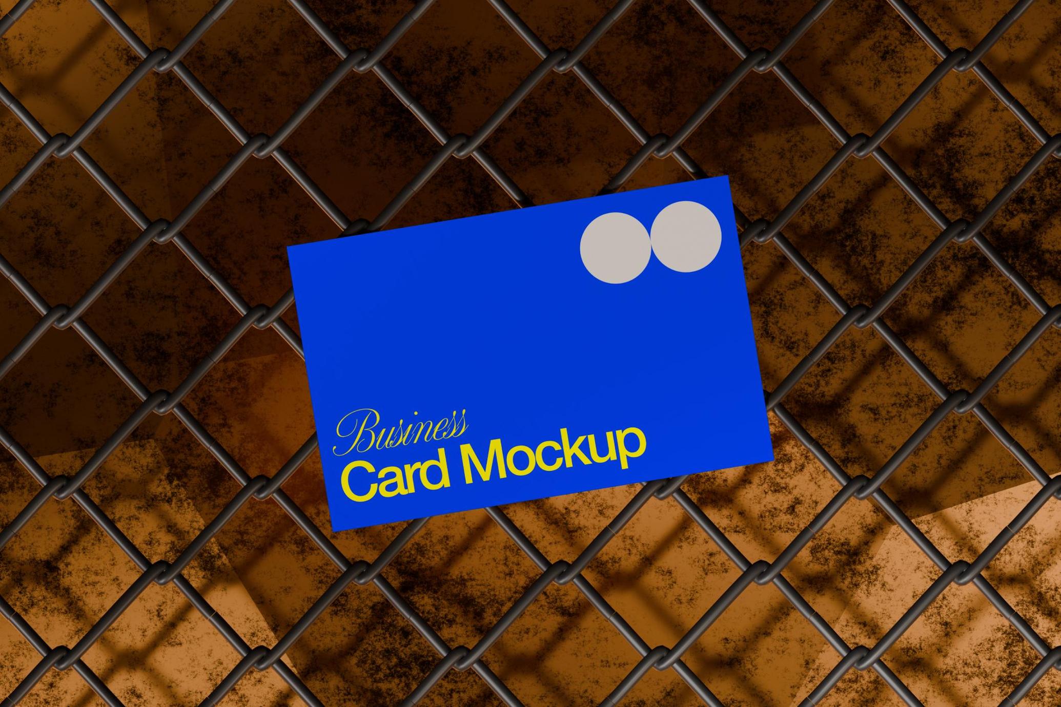 Industrial Business Card Mockup