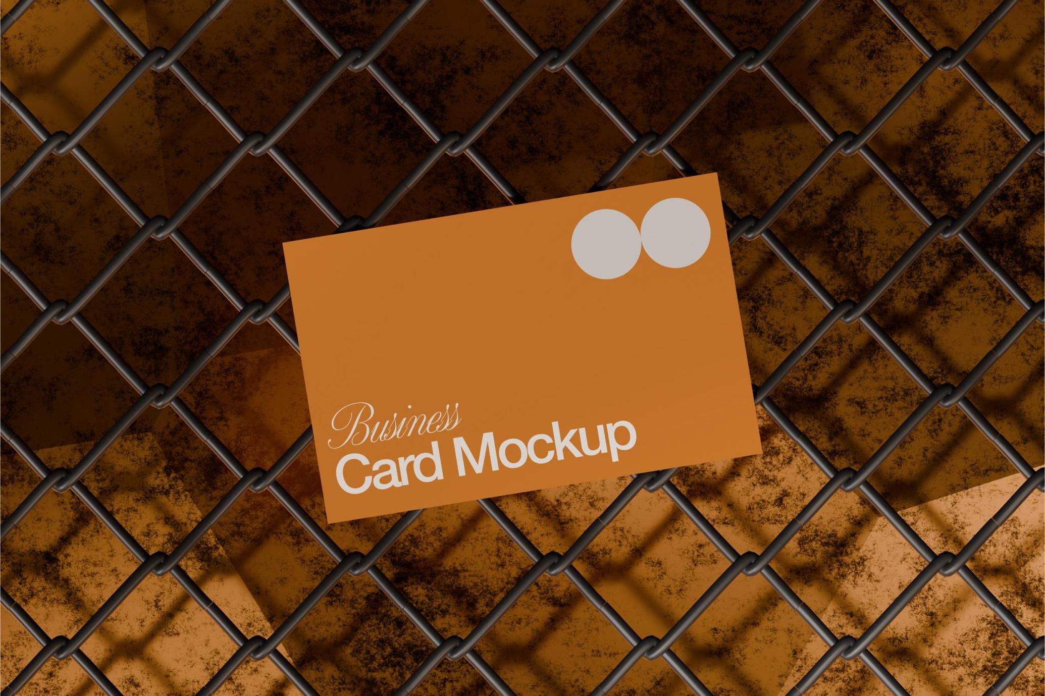 Industrial Business Card Mockup