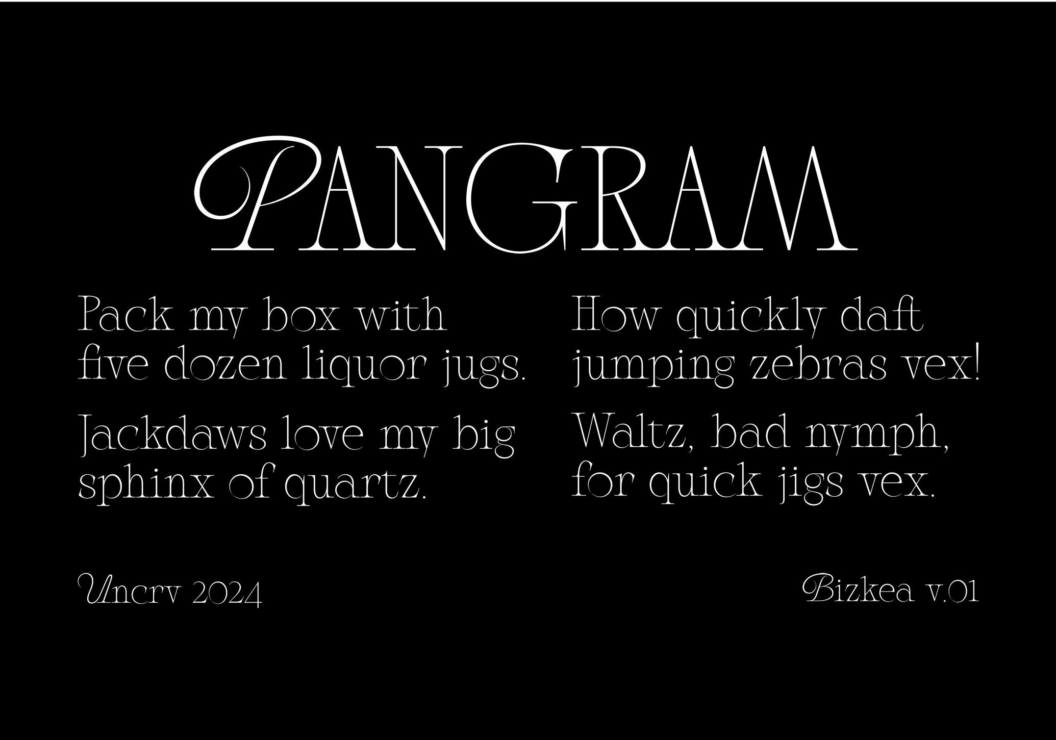 Bizkea — Elegant Serif