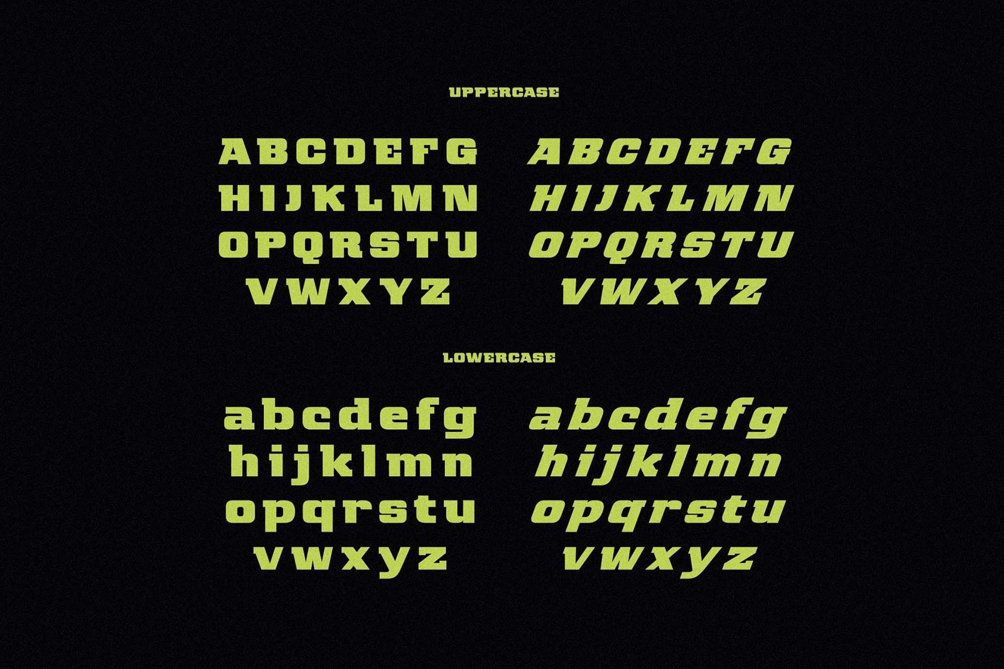 Gritstorm - Sport Typeface