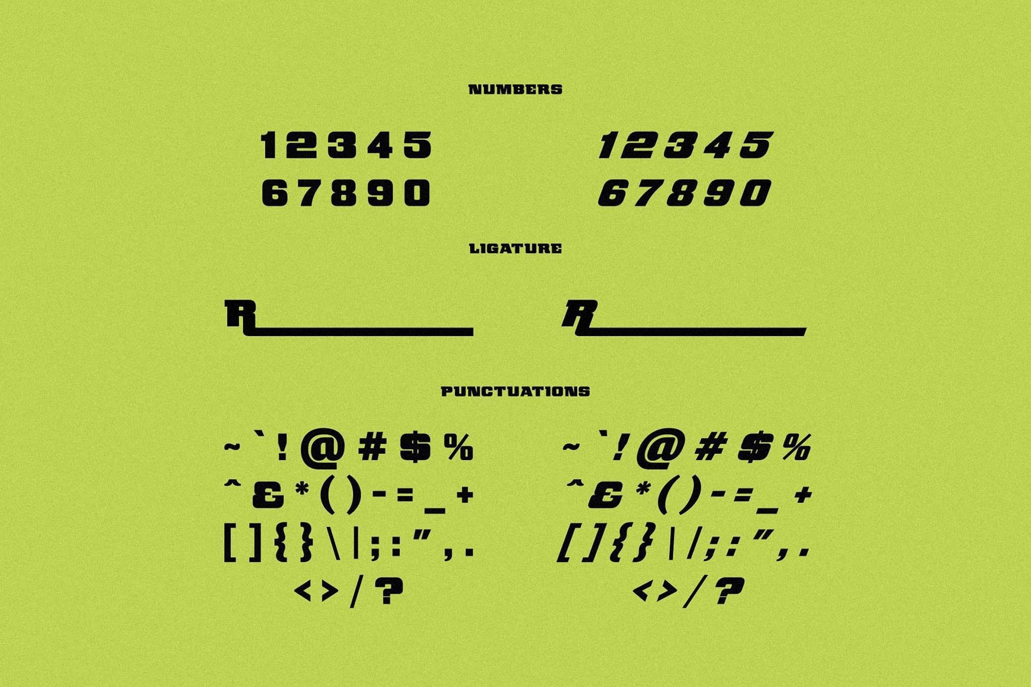 Gritstorm - Sport Typeface