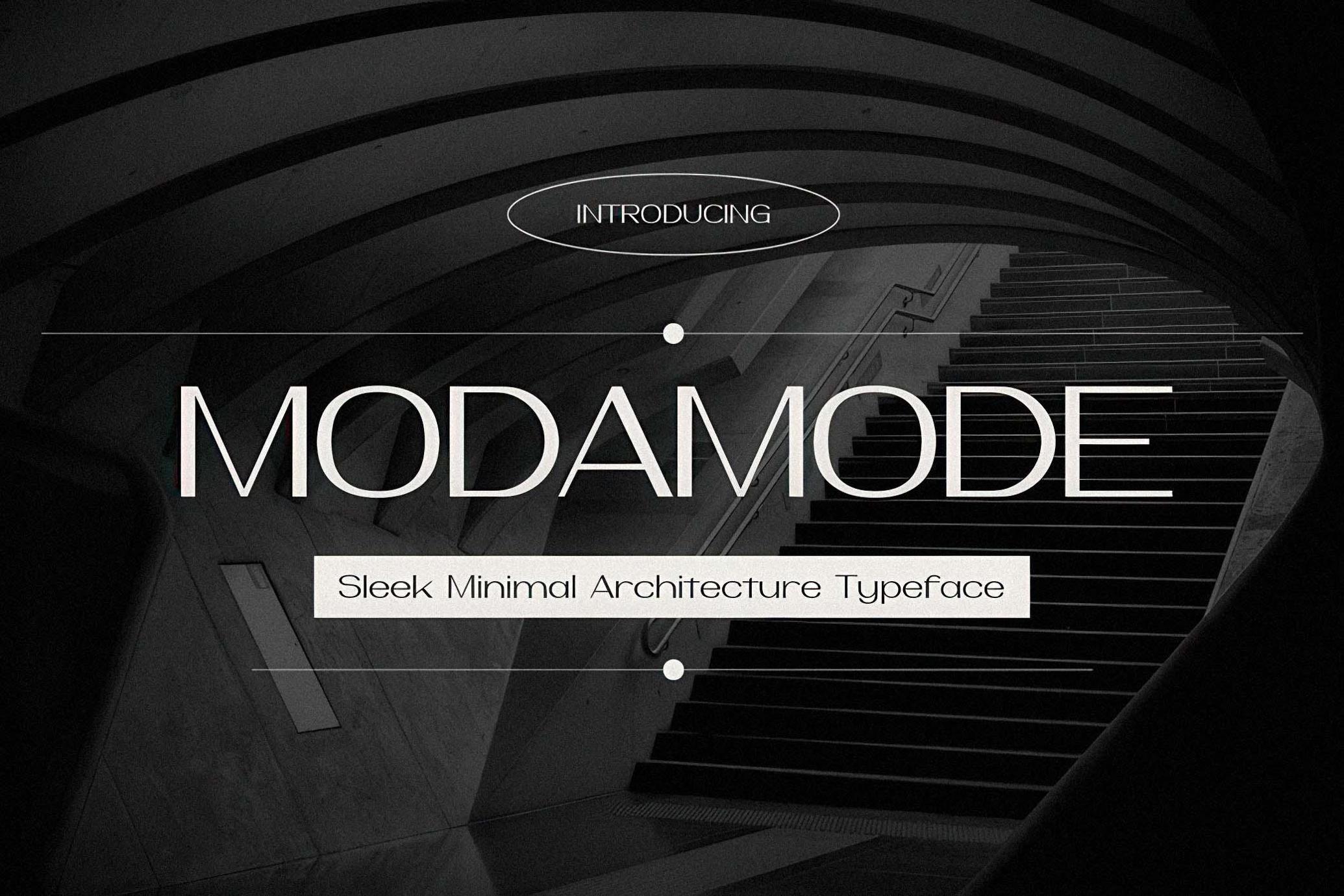 Modamode – Architecture Typeface