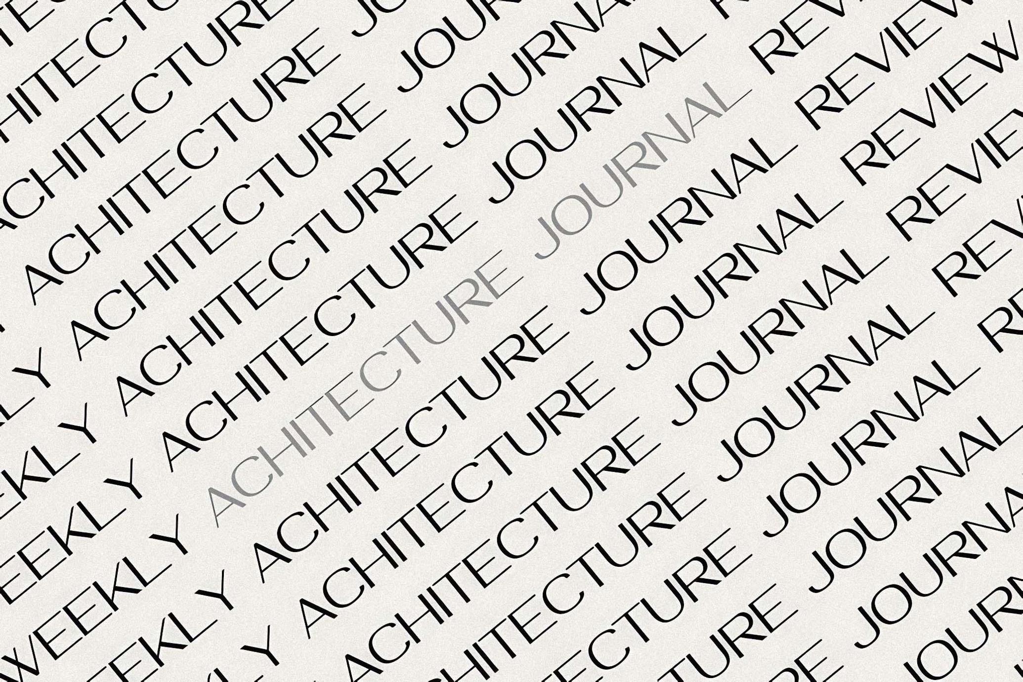 Modamode – Architecture Typeface