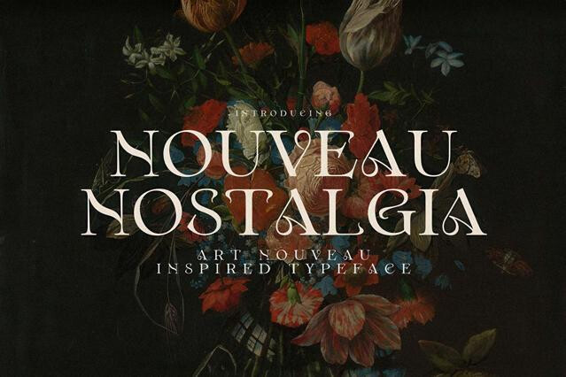 Nouveau Nostalgia – Elegant Typeface