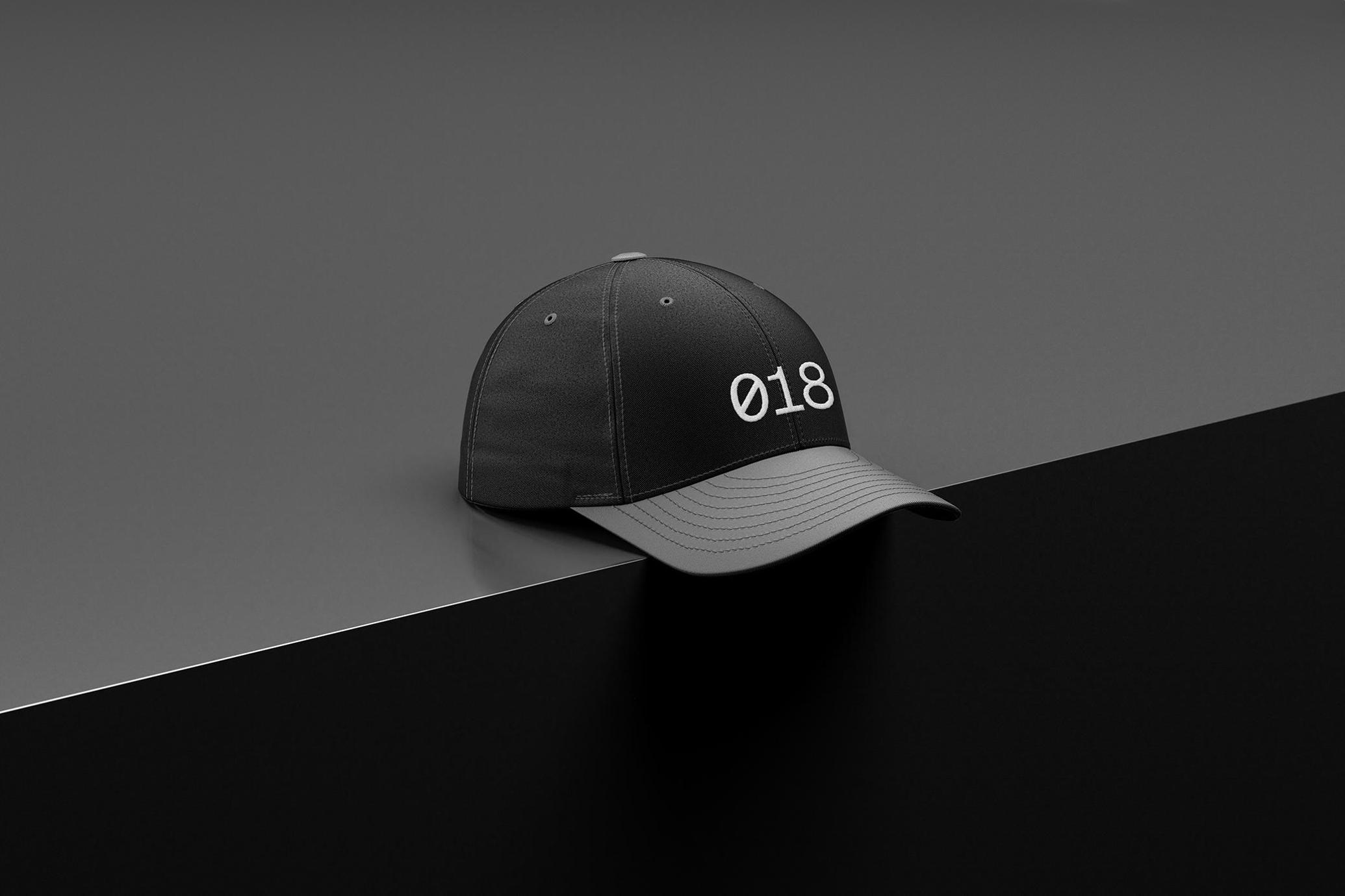 Angled Cap Mockup