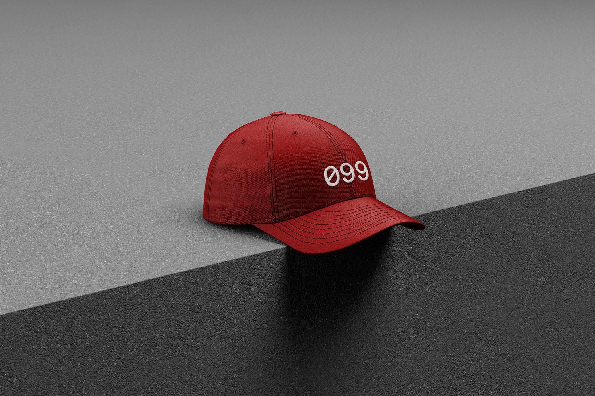 Angled Cap Mockup