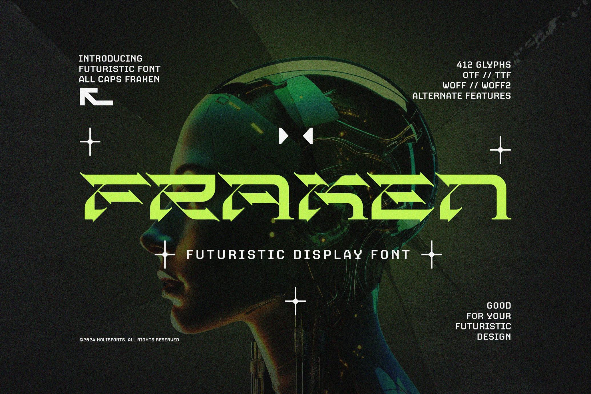 Fraken Futuristic Font