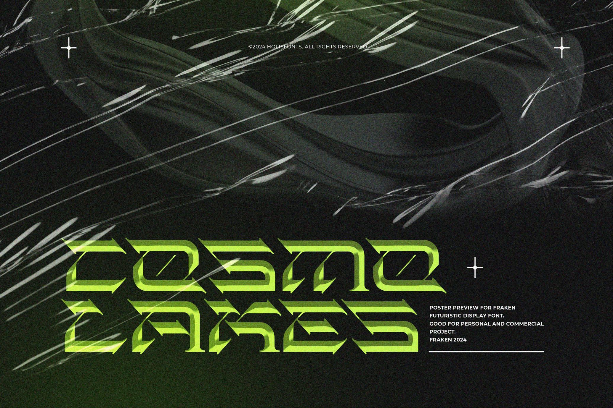 Fraken Futuristic Font
