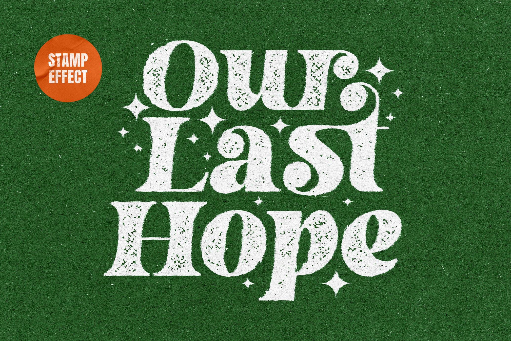Stamp Text & Logo Effect