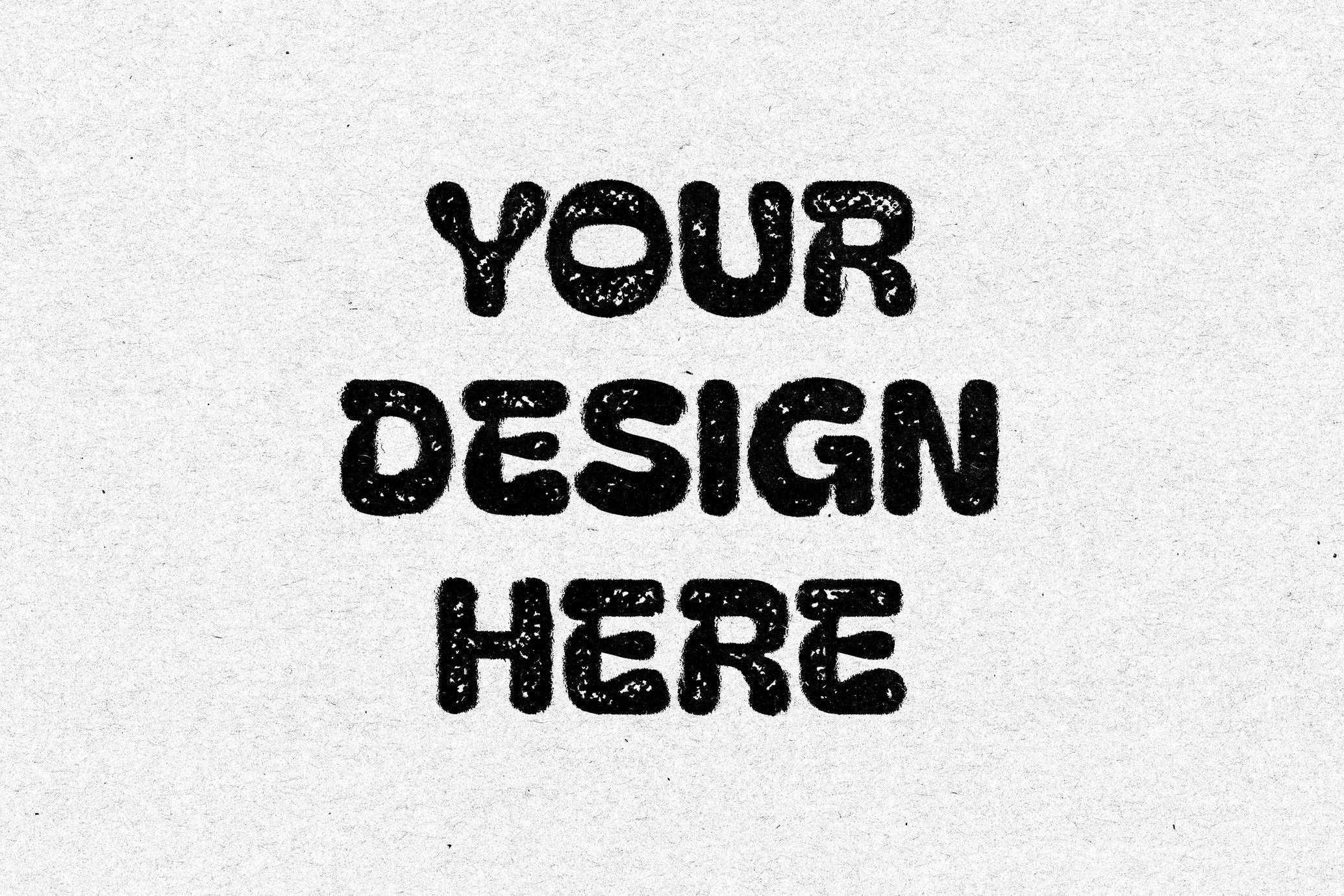Stamp Text & Logo Effect