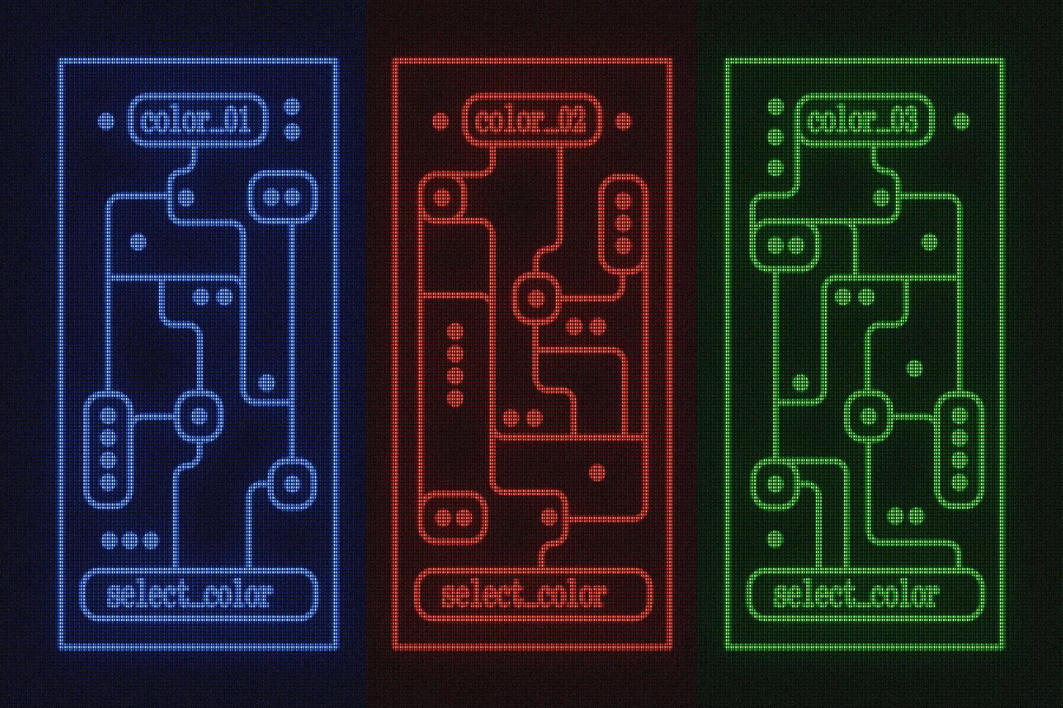 CRT Screen Text Effect