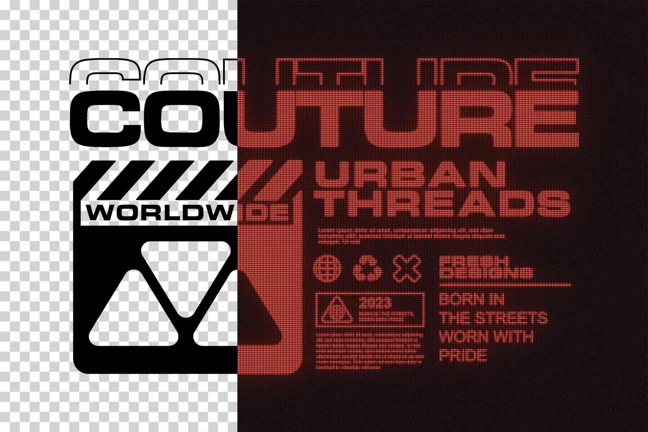 CRT Screen Text Effect