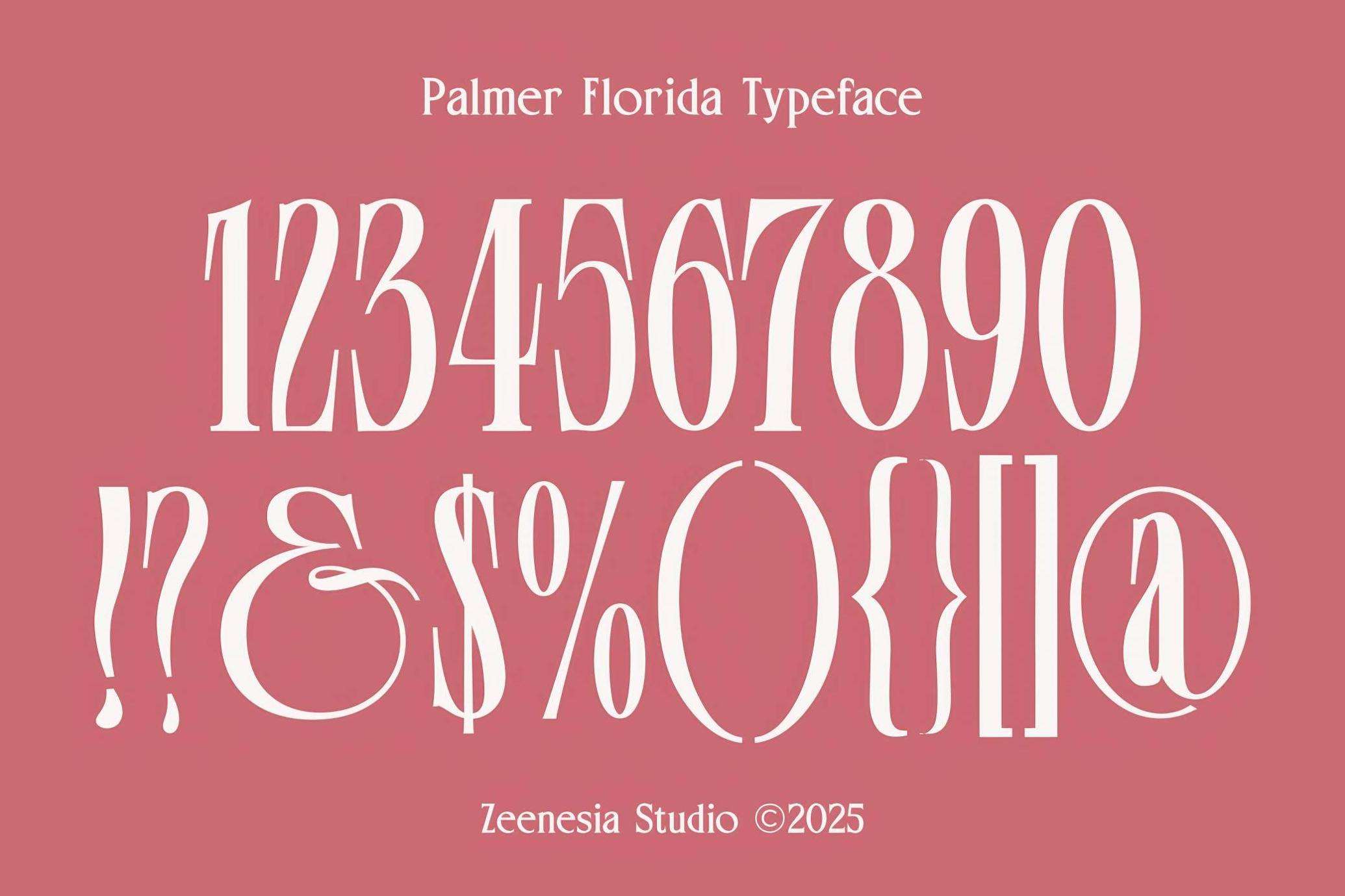 Palmer Florida Display Serif